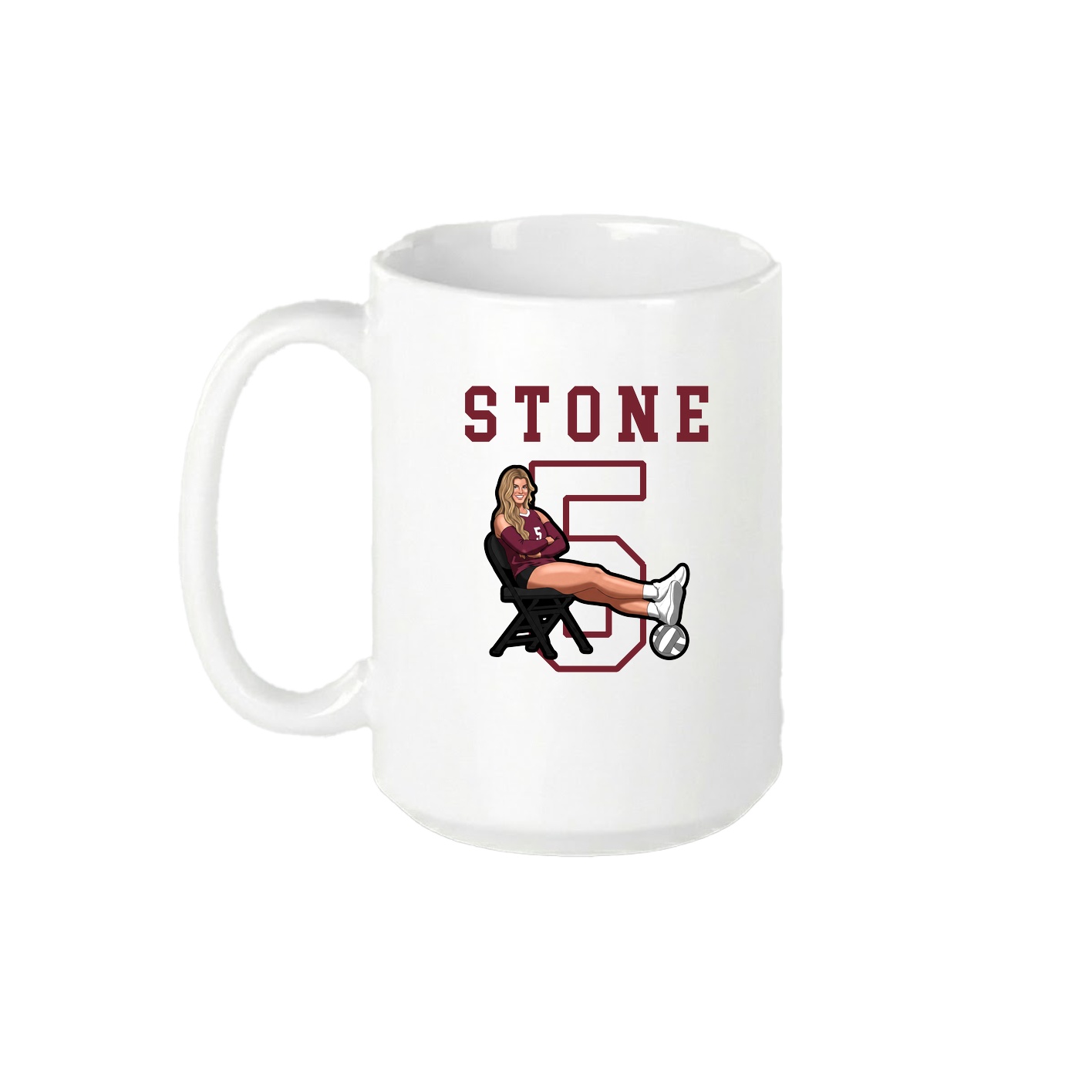 15oz Coffee Mug — Shirsey in White