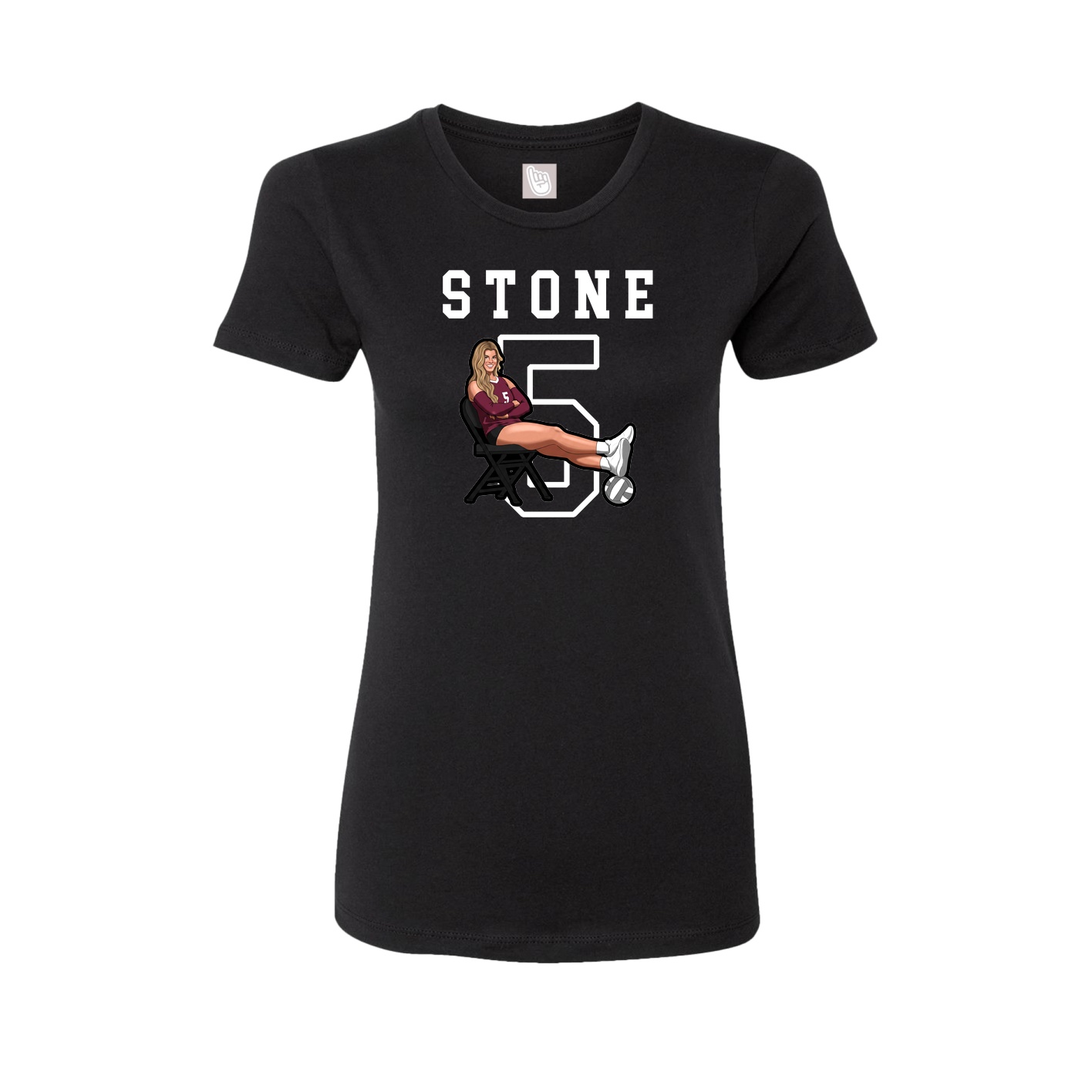 Fitted Women's Tee — Shirsey in Black
