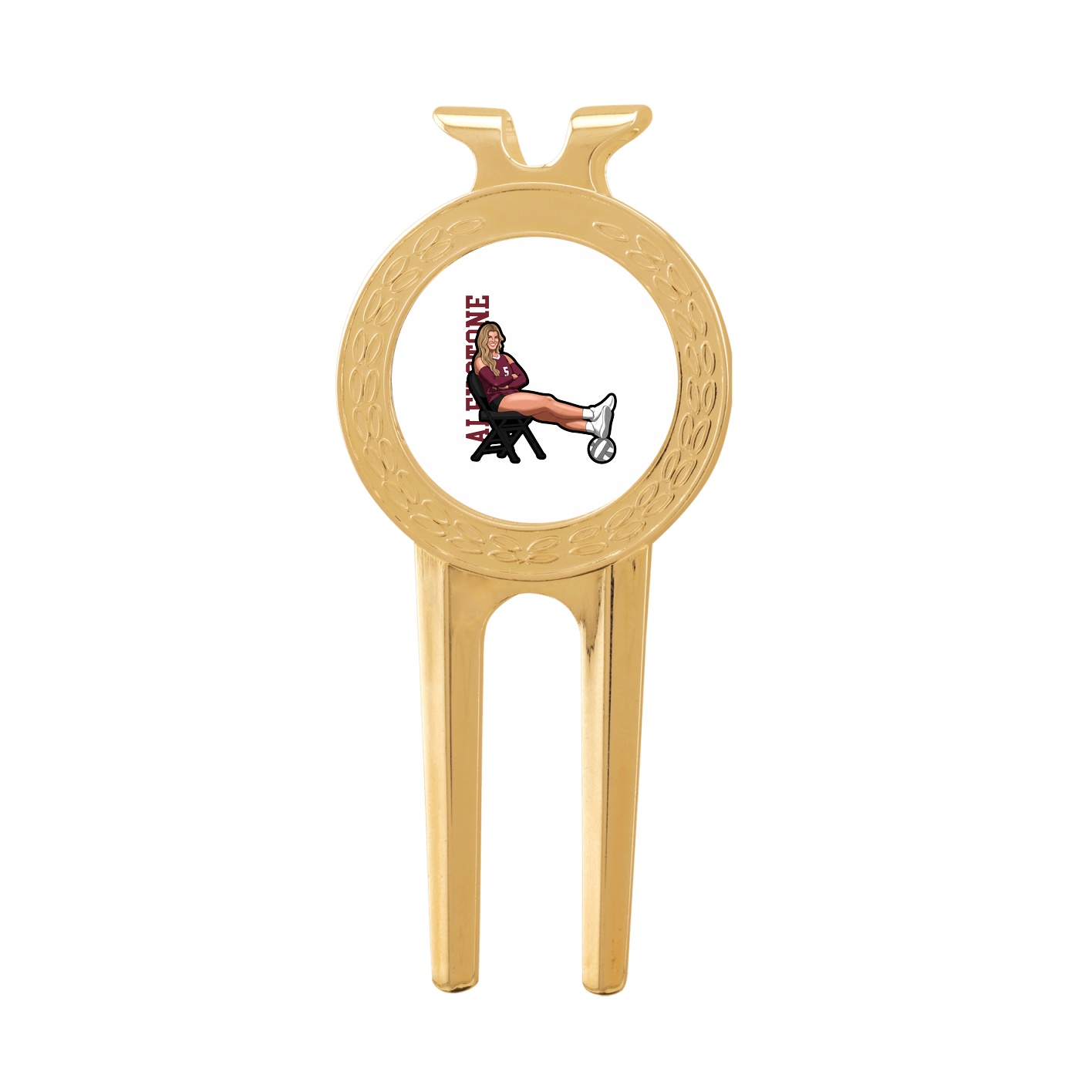Divot Tool with Ball Marker — Name Vertical in Classic