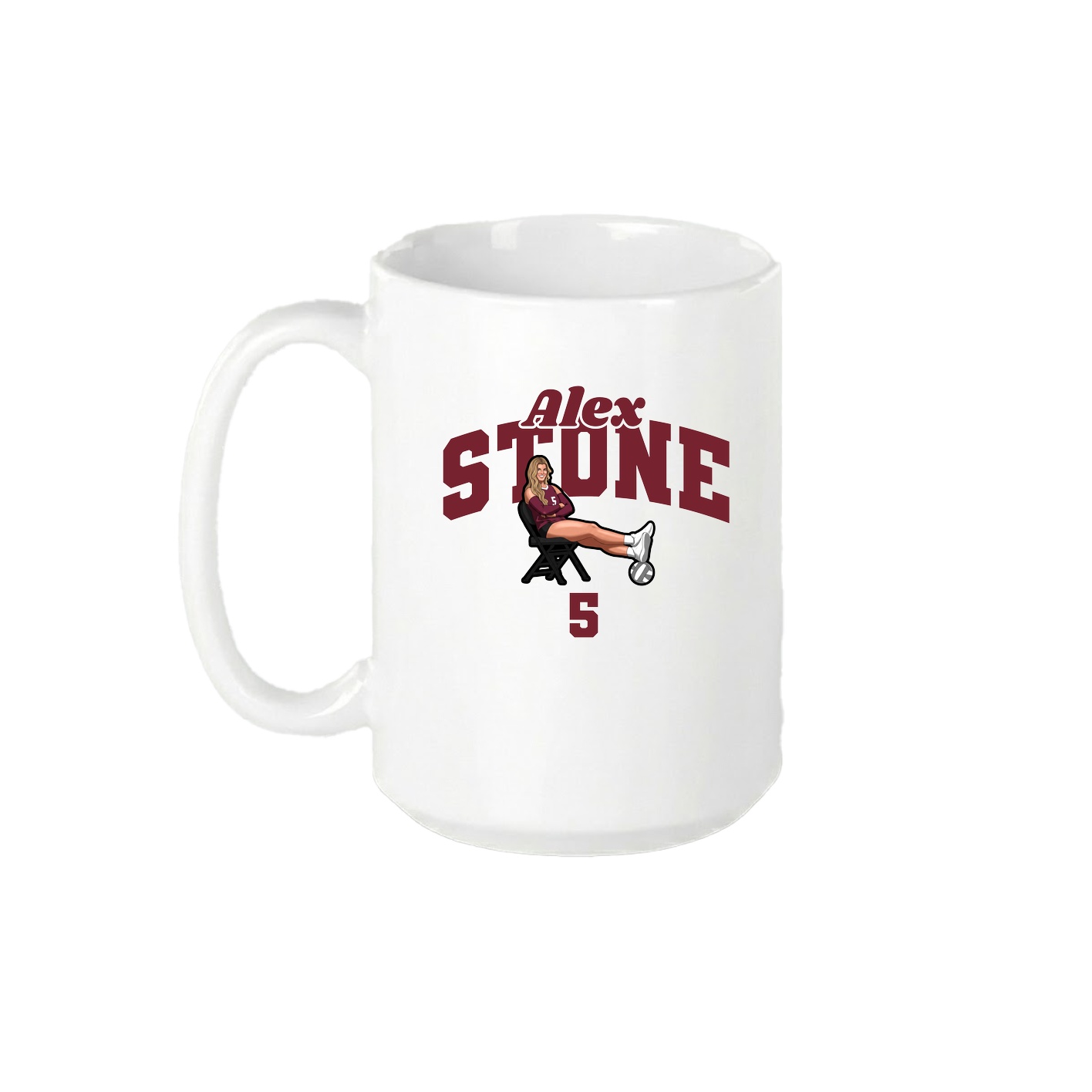 15oz Coffee Mug — Signature Arch in White