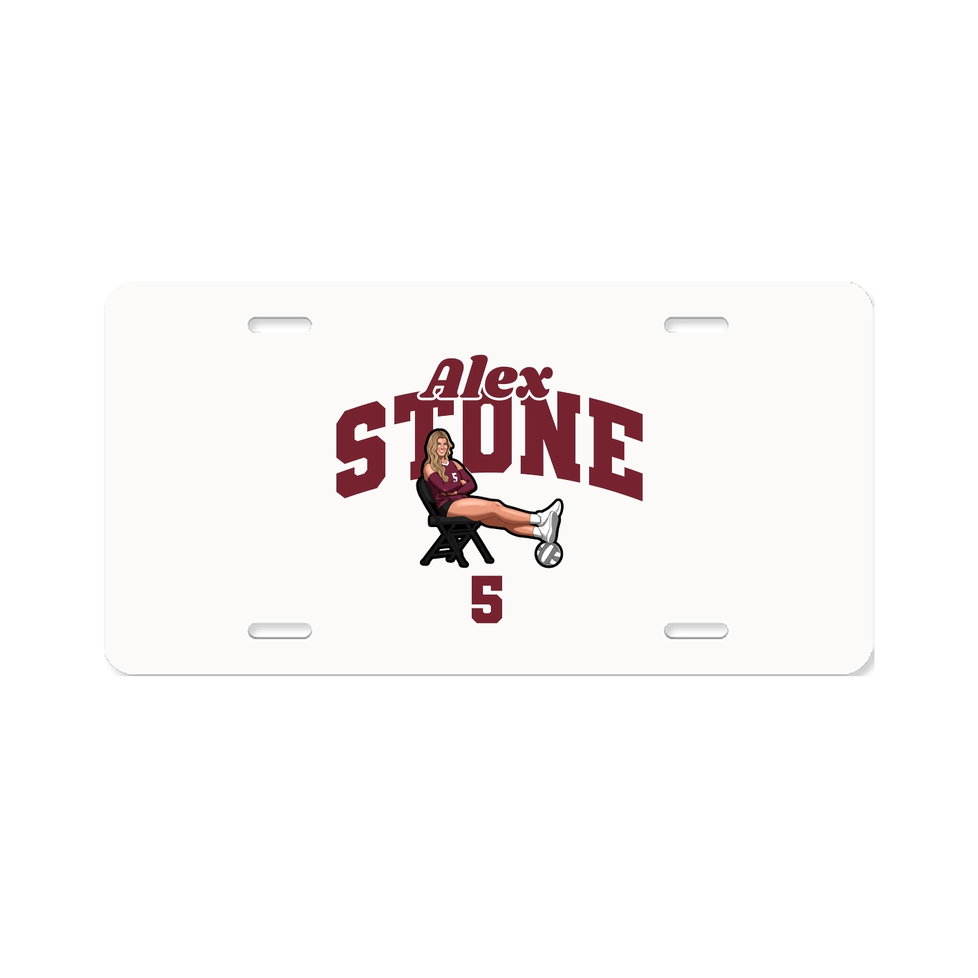 License Plate — Signature Arch in Classic
