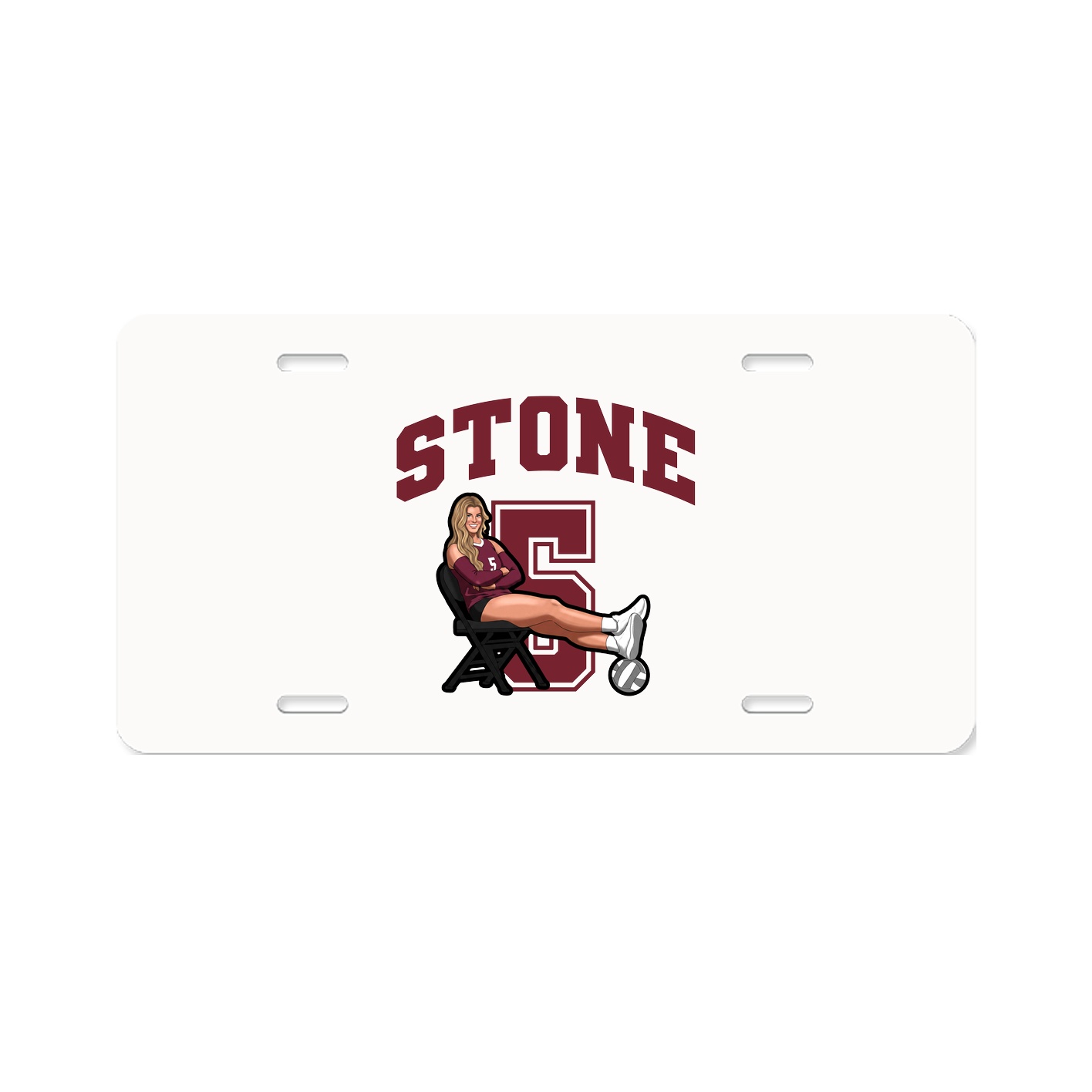 License Plate — Number in Classic