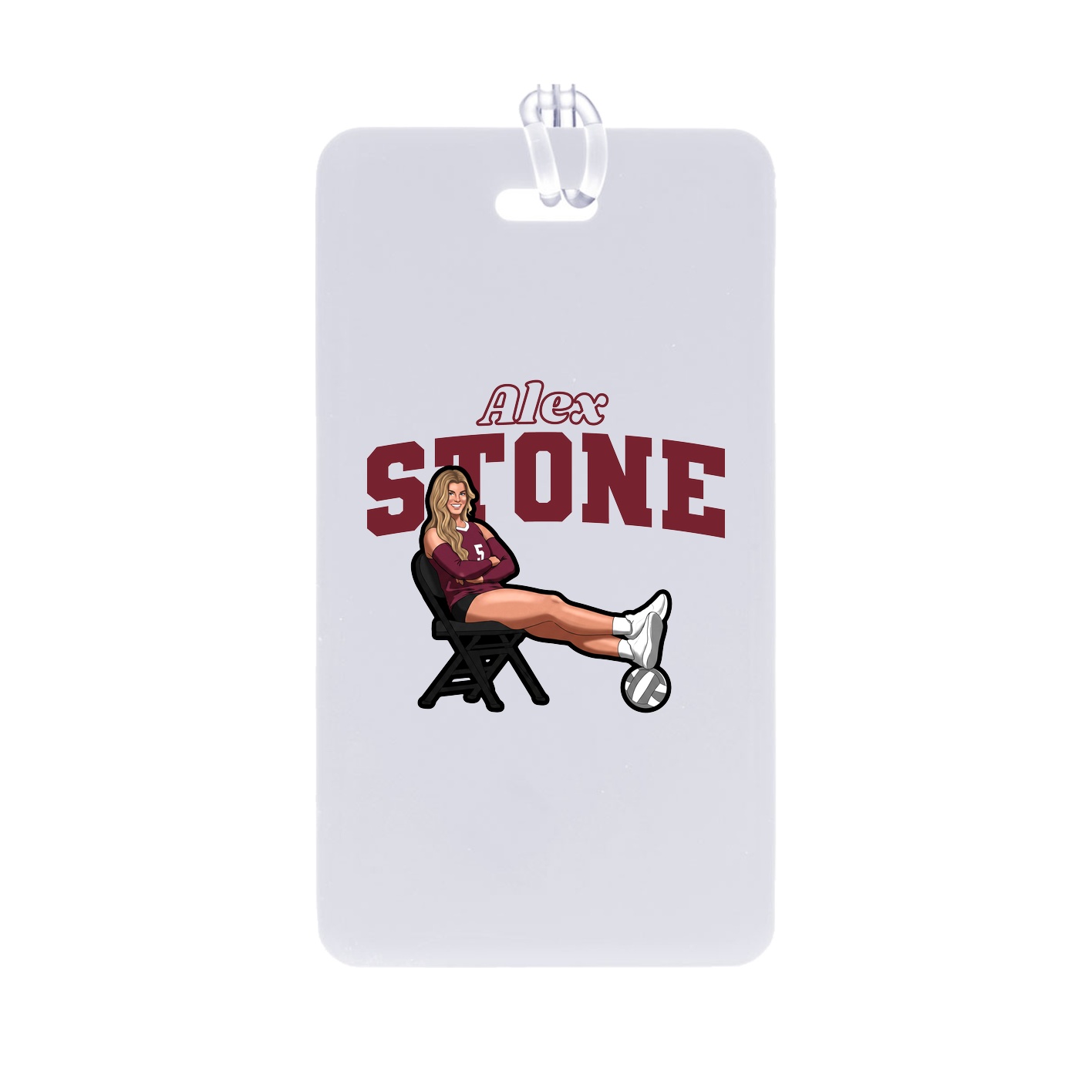 Bag Tag — Name Arch in Classic