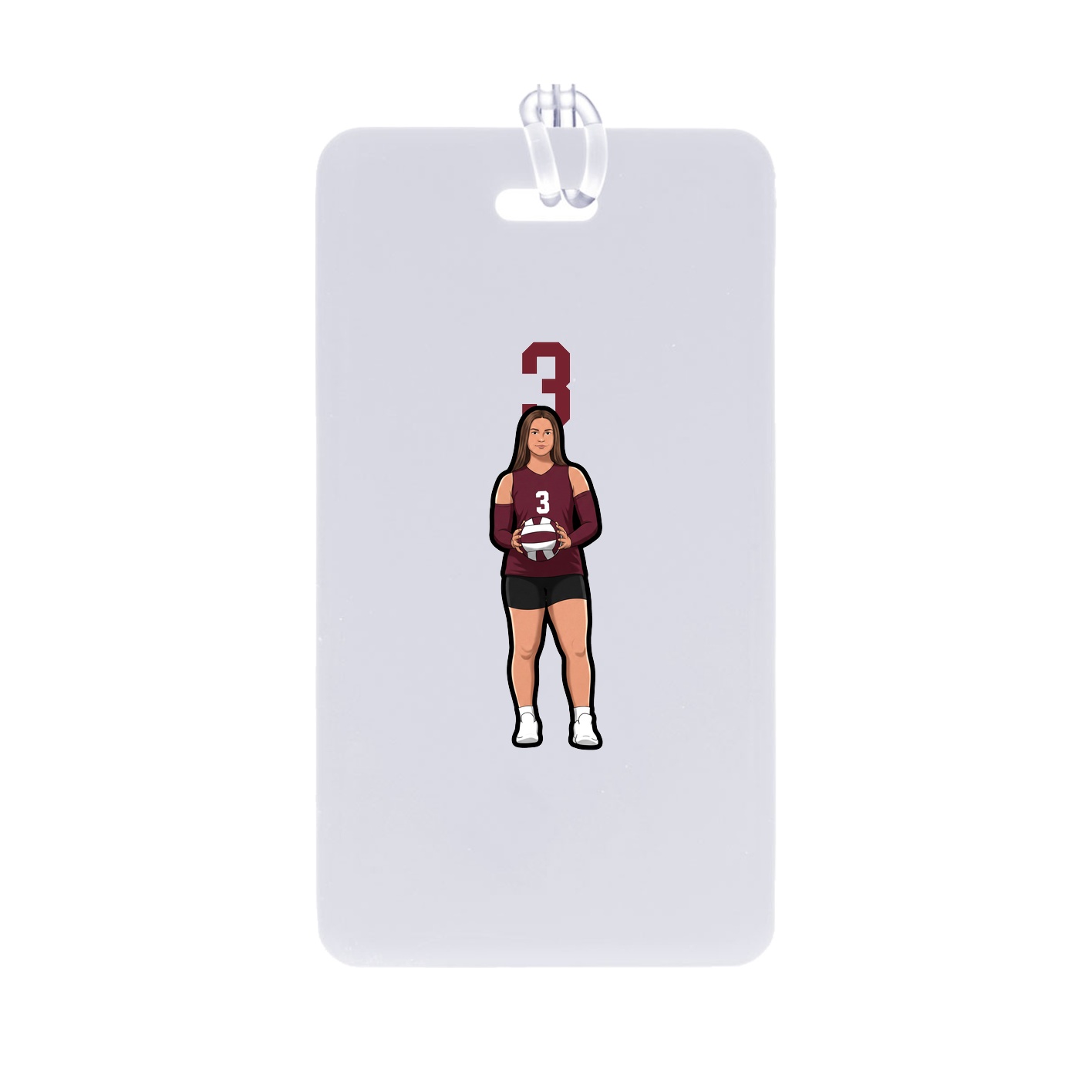 Bag Tag — Number Top in Classic