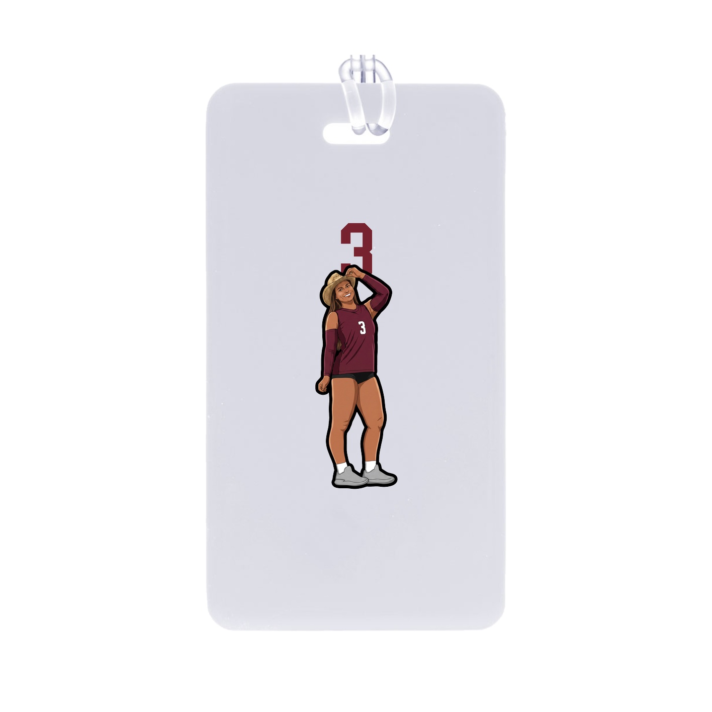 Bag Tag — Number Top in Classic