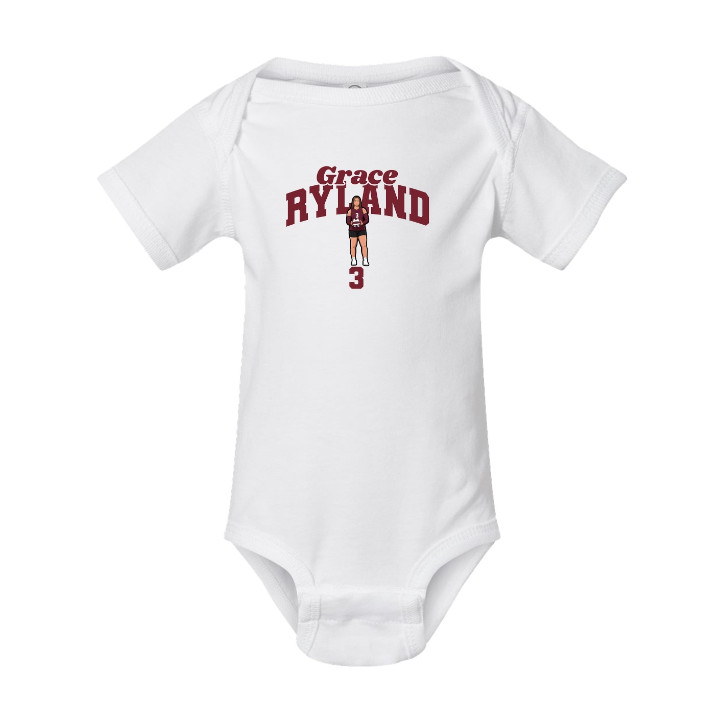 Baby Onesie — Signature Arch in White