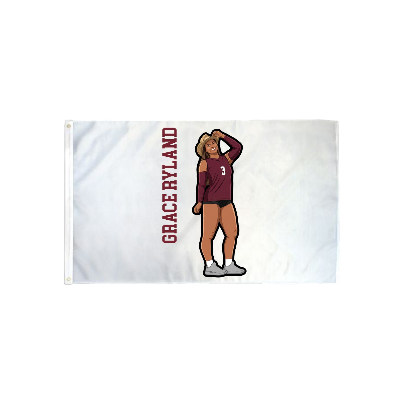 3x5 Flag — Name Vertical in Classic