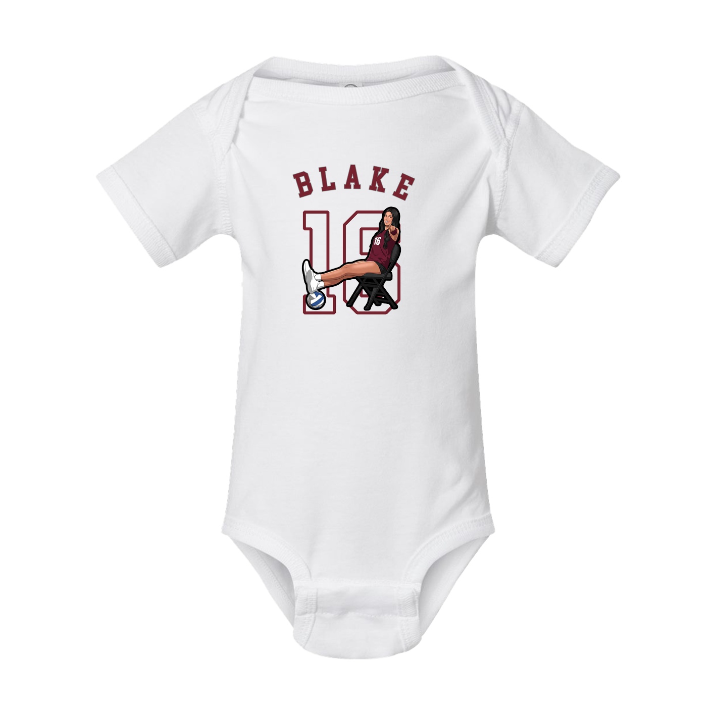 Baby Onesie — Shirsey Arch in White