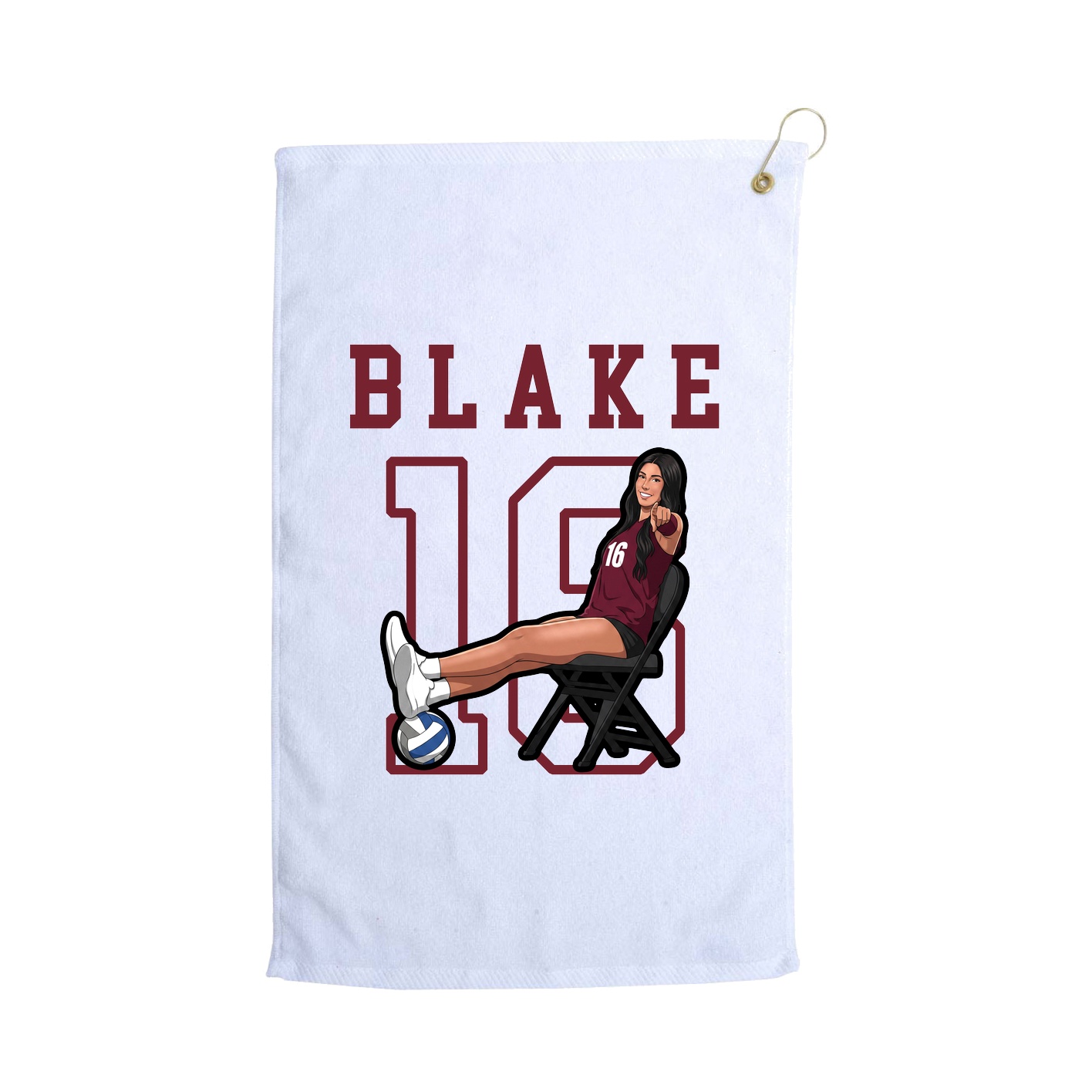 Golf Towel — Shirsey in White