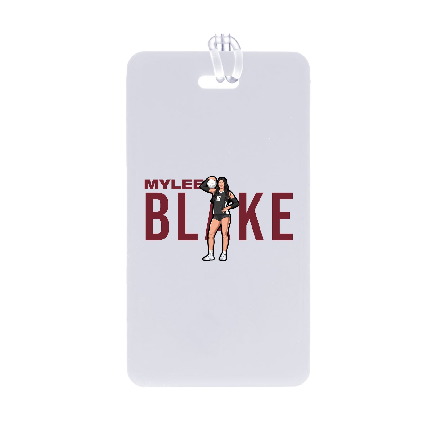 Bag Tag — Player Name in Classic