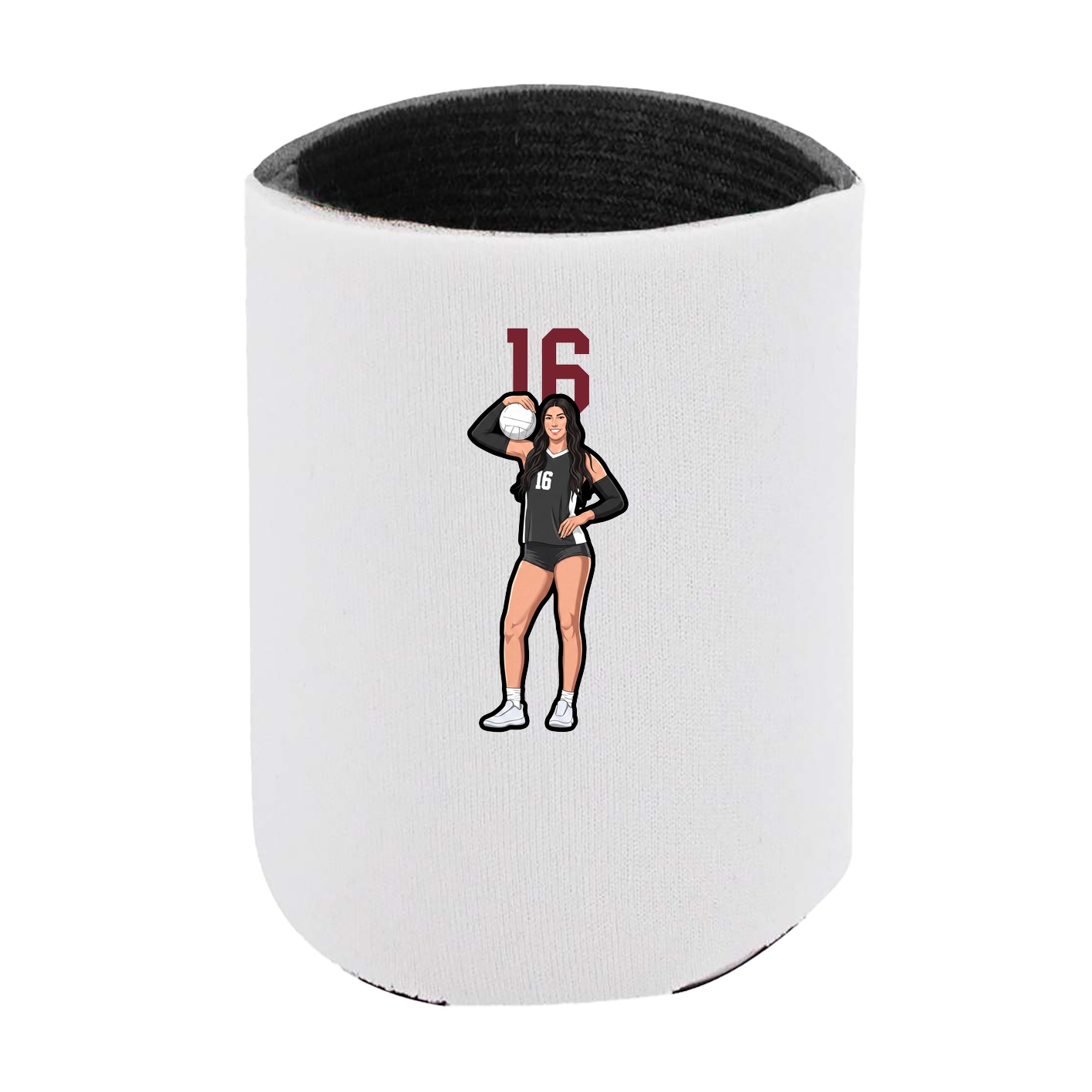 Can Holder — Number Top in White