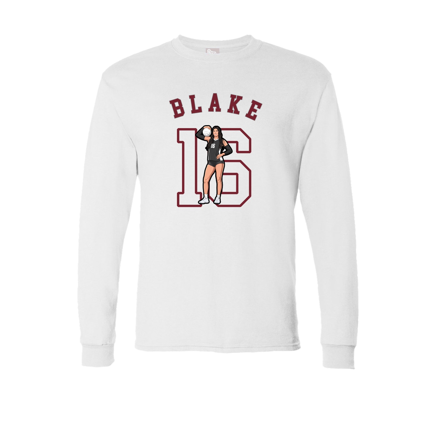Long Sleeve Tee — Shirsey Arch in White