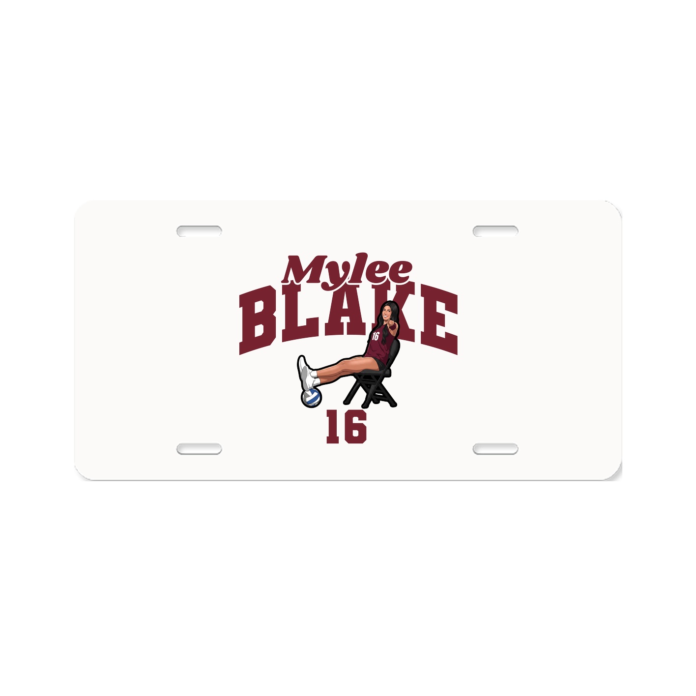 License Plate — Signature Arch in Classic