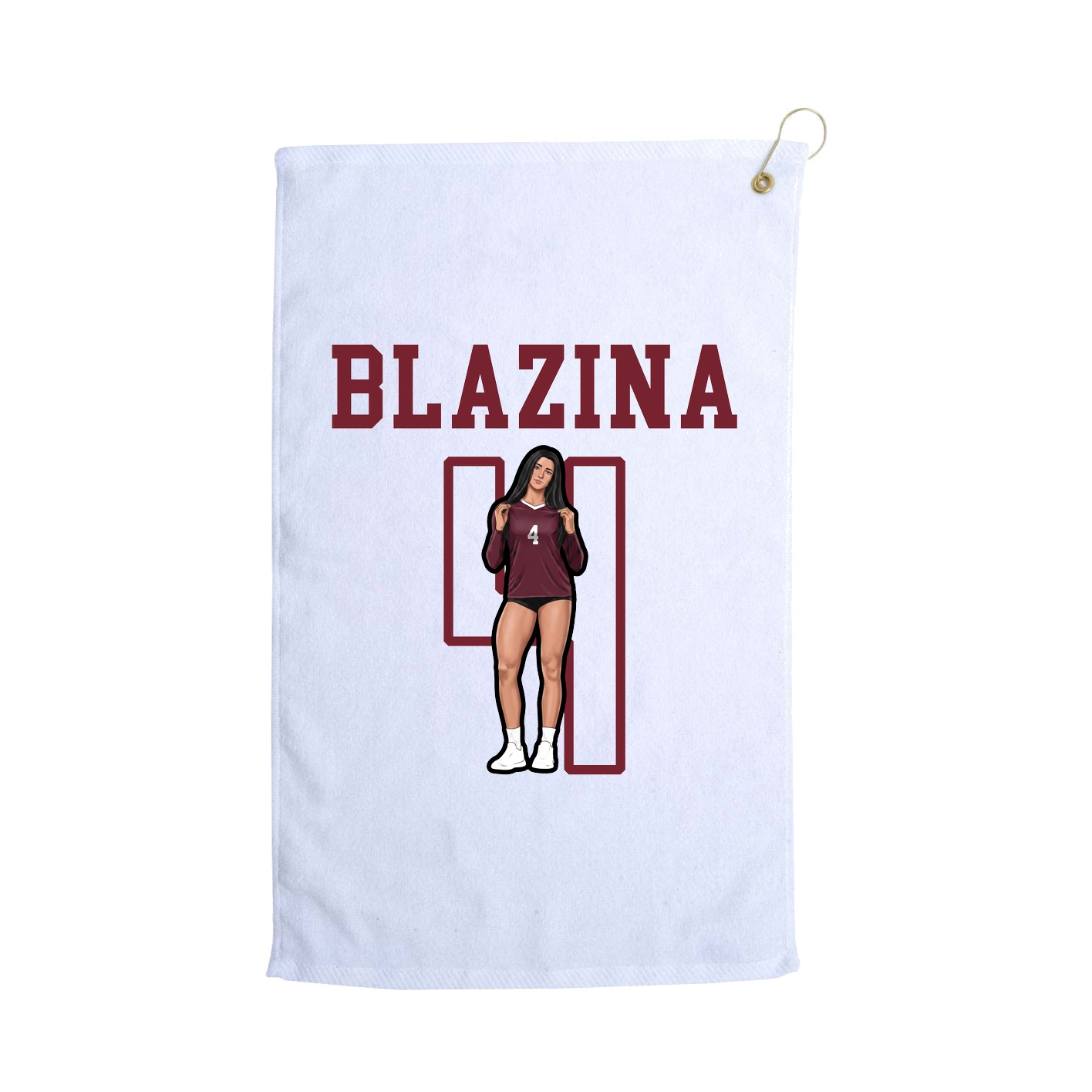 Golf Towel — Shirsey in White