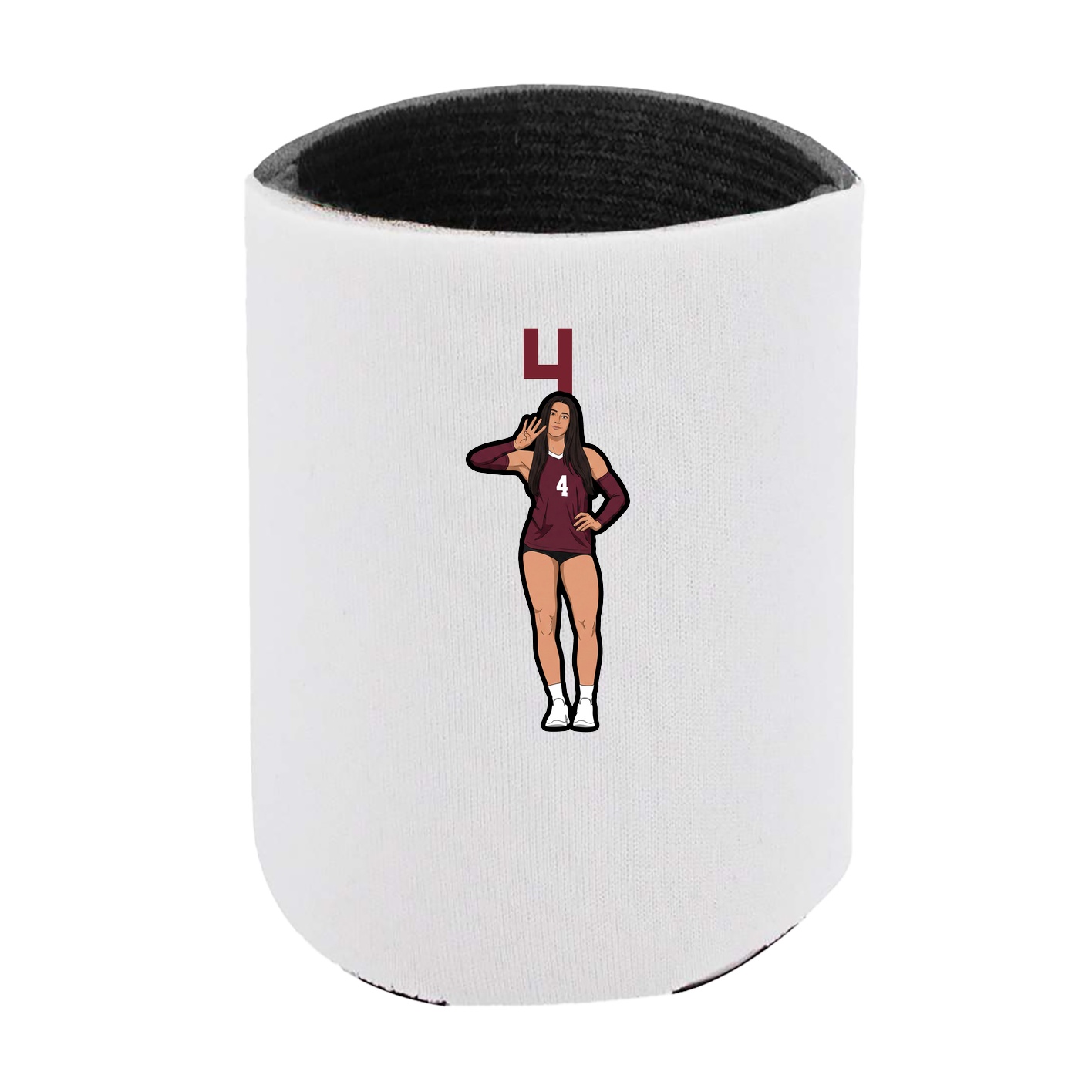 Can Holder — Number Top in White