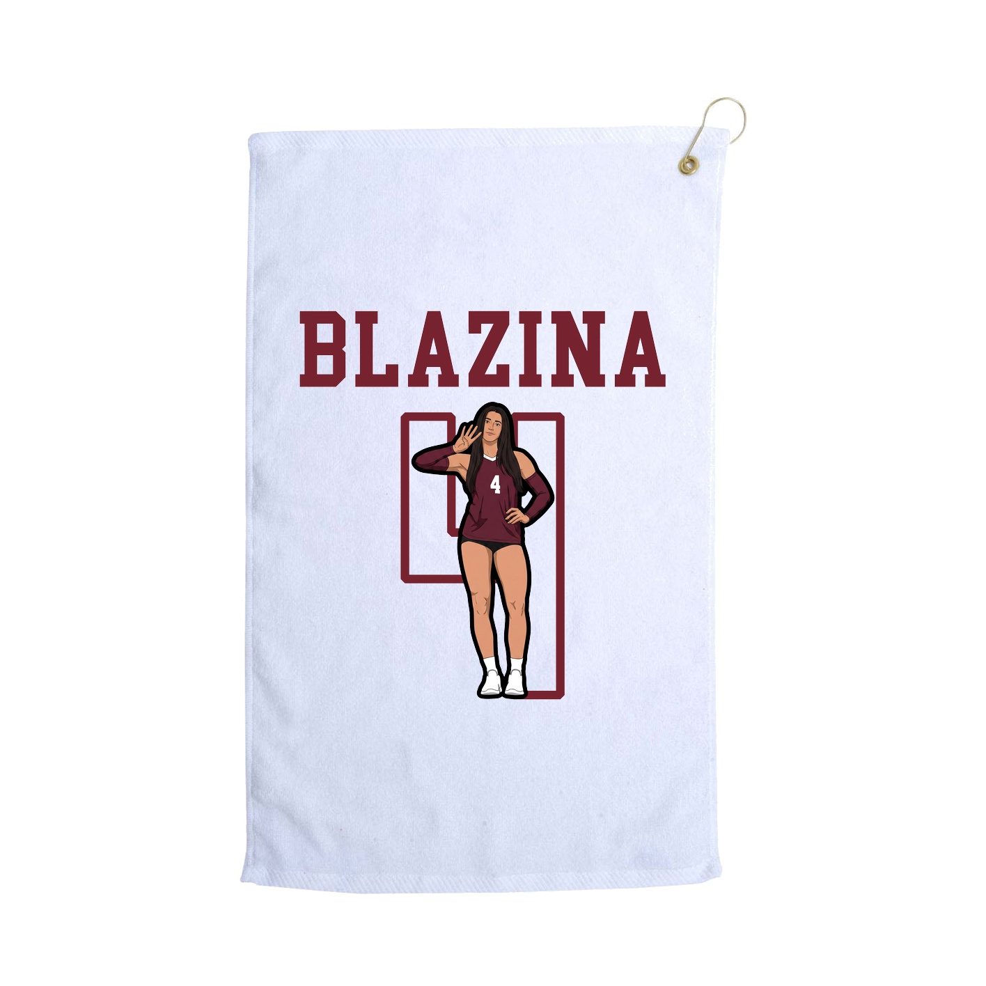 Golf Towel — Shirsey in White