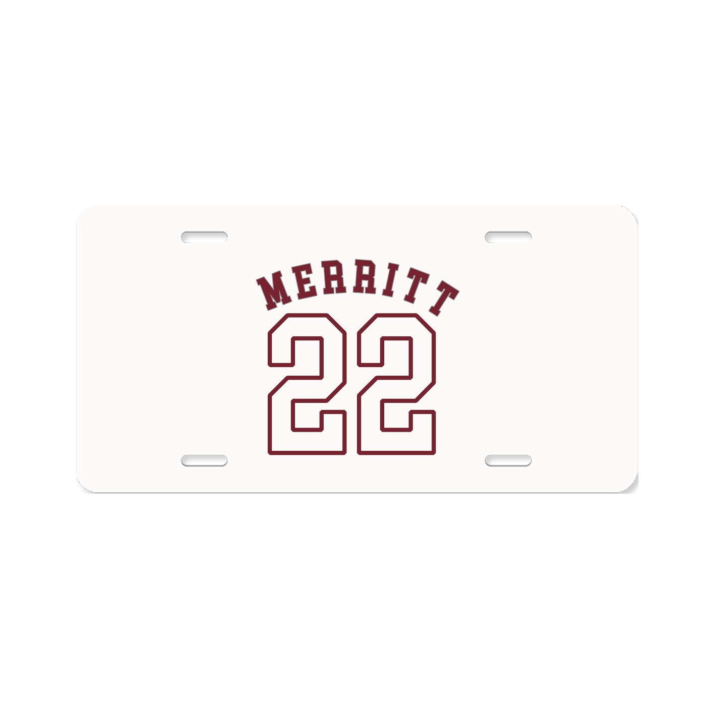 License Plate — Shirsey Arch in Classic