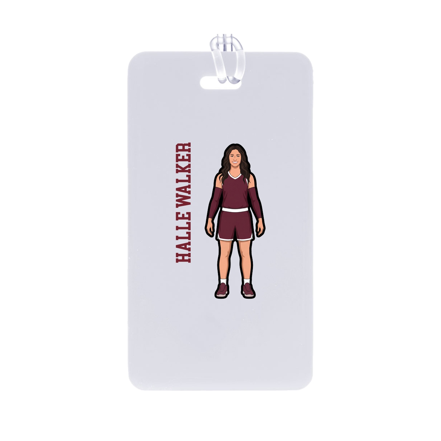 Bag Tag — Name Vertical in Classic