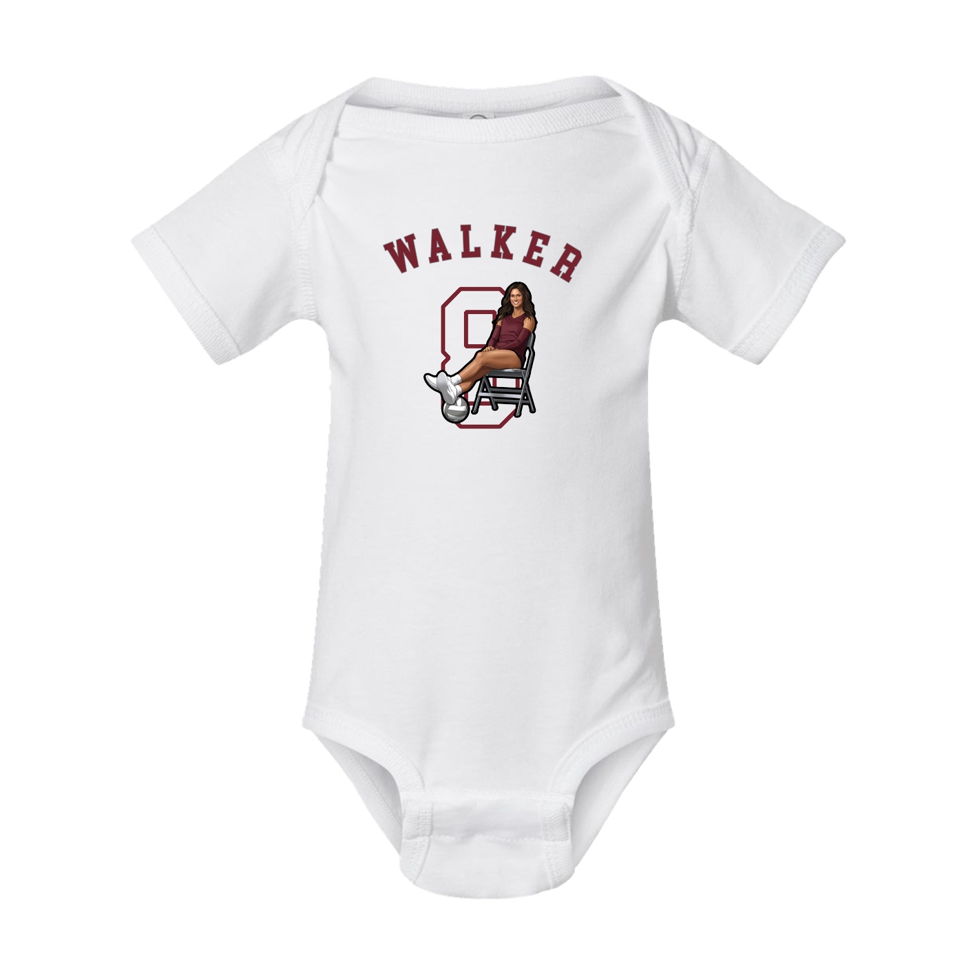 Baby Onesie — Shirsey Arch in White