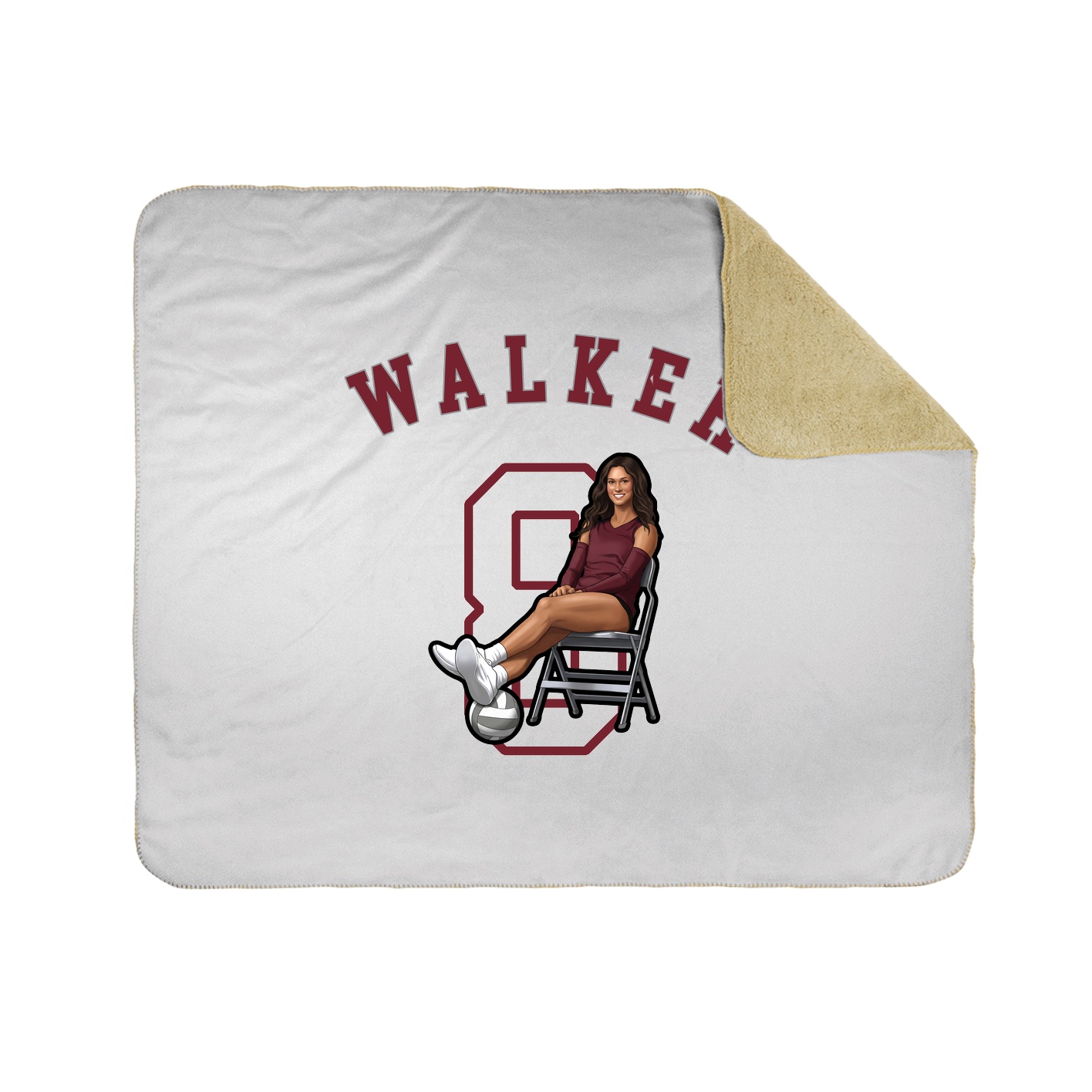 Throw Blanket — Shirsey Arch in White