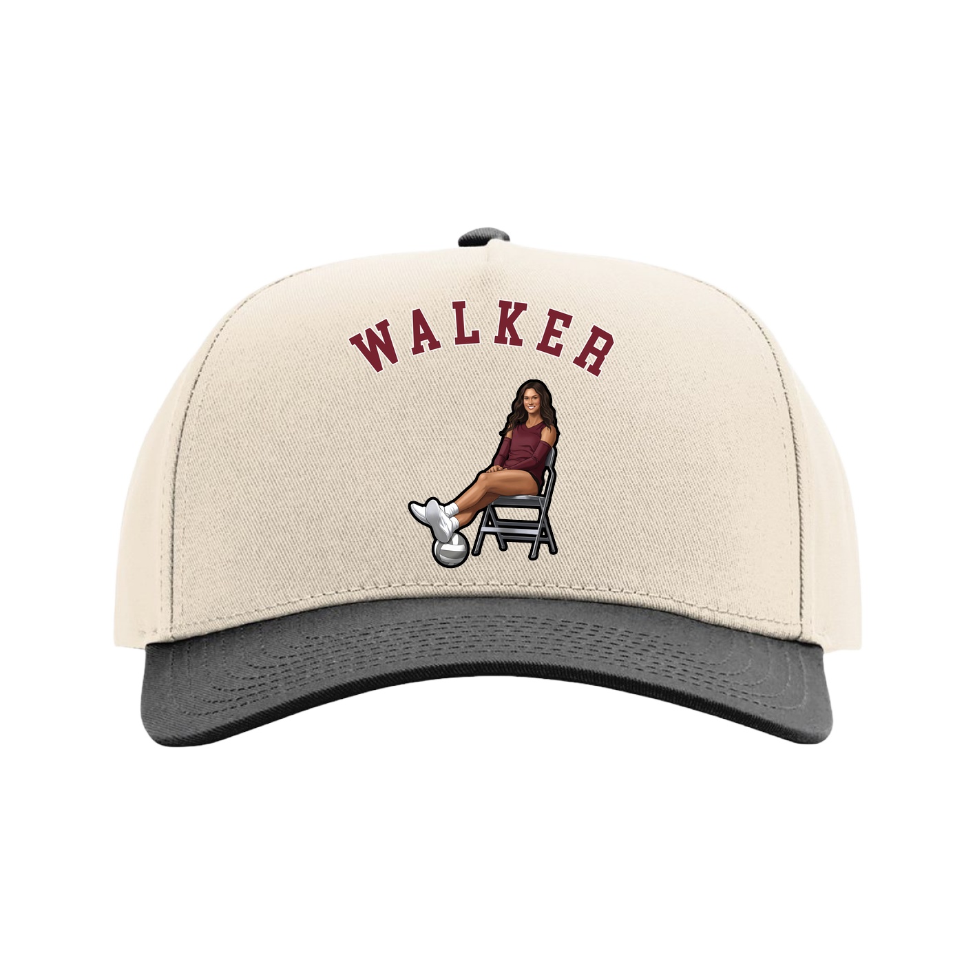 Full Fabric Five-Panel Champ Cap