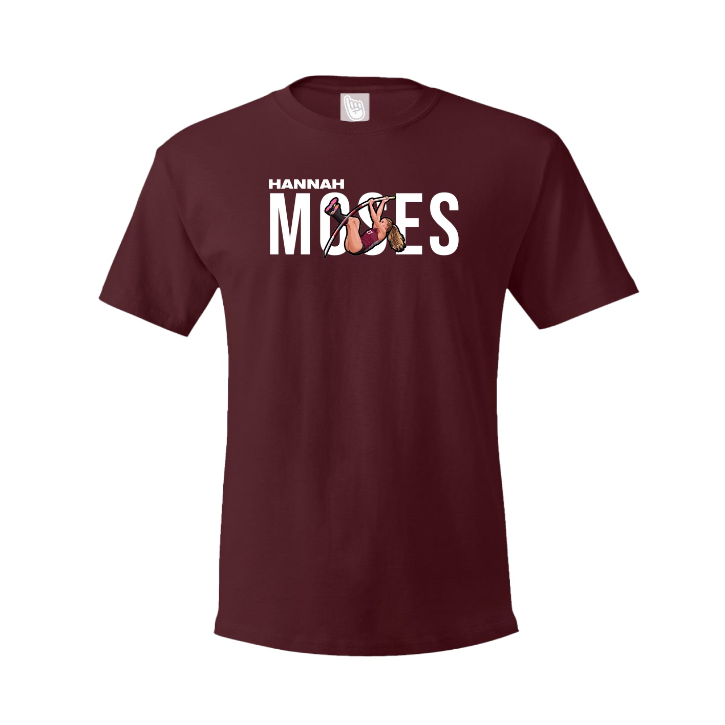 Tee — Player Name in Maroon