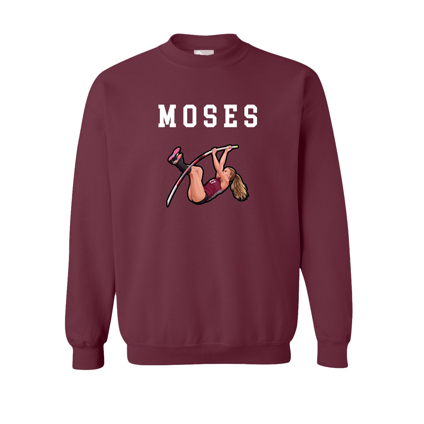 Fleece Crew — Shirsey in Maroon