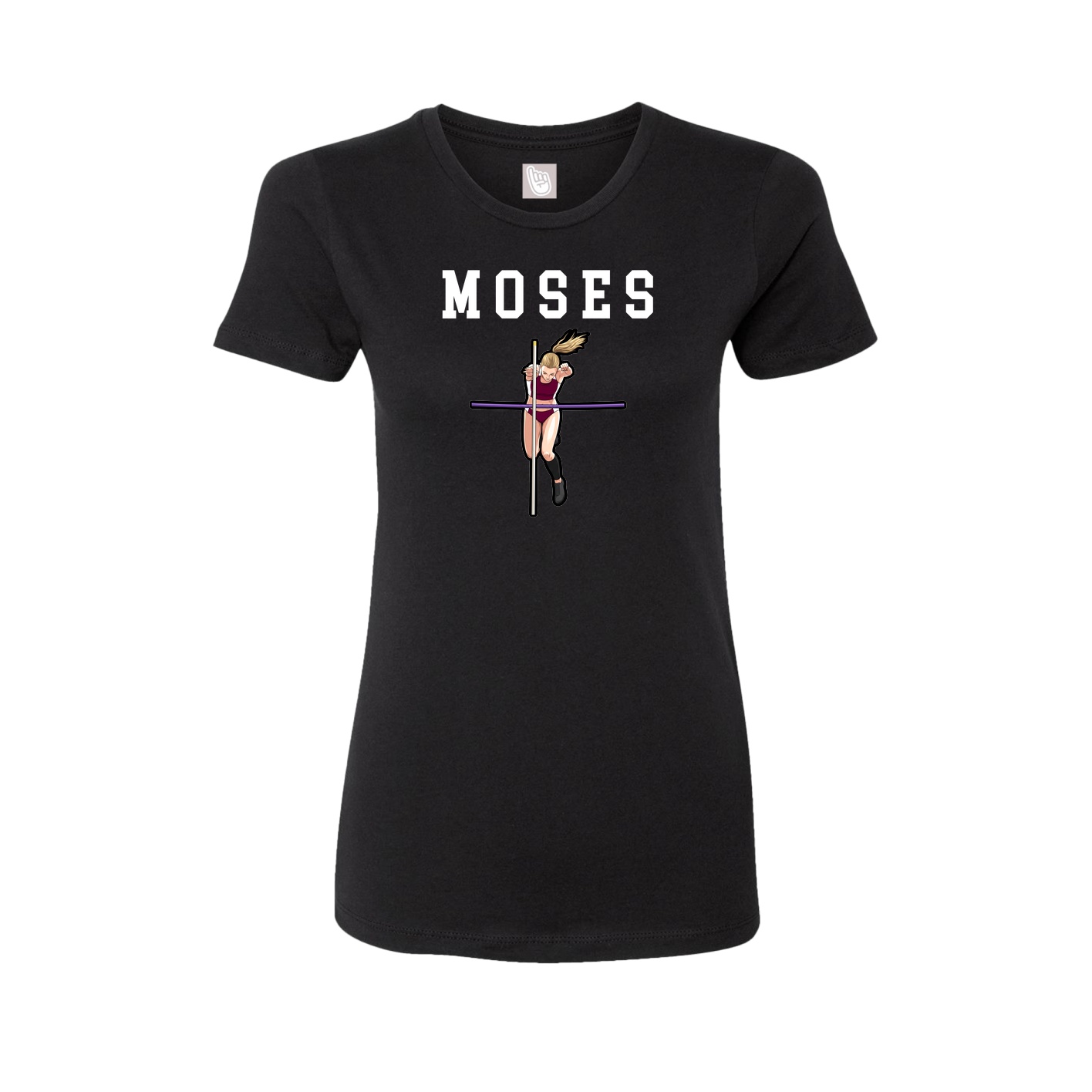Fitted Women's Tee — Shirsey in Black