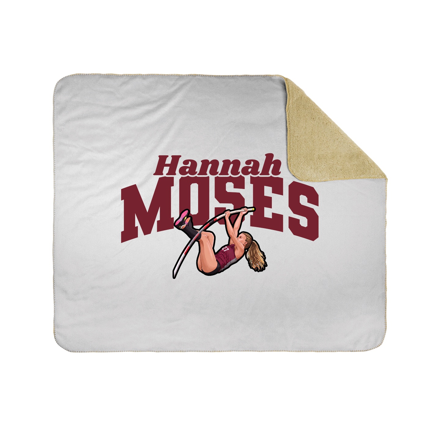 Throw Blanket — Signature Arch in White