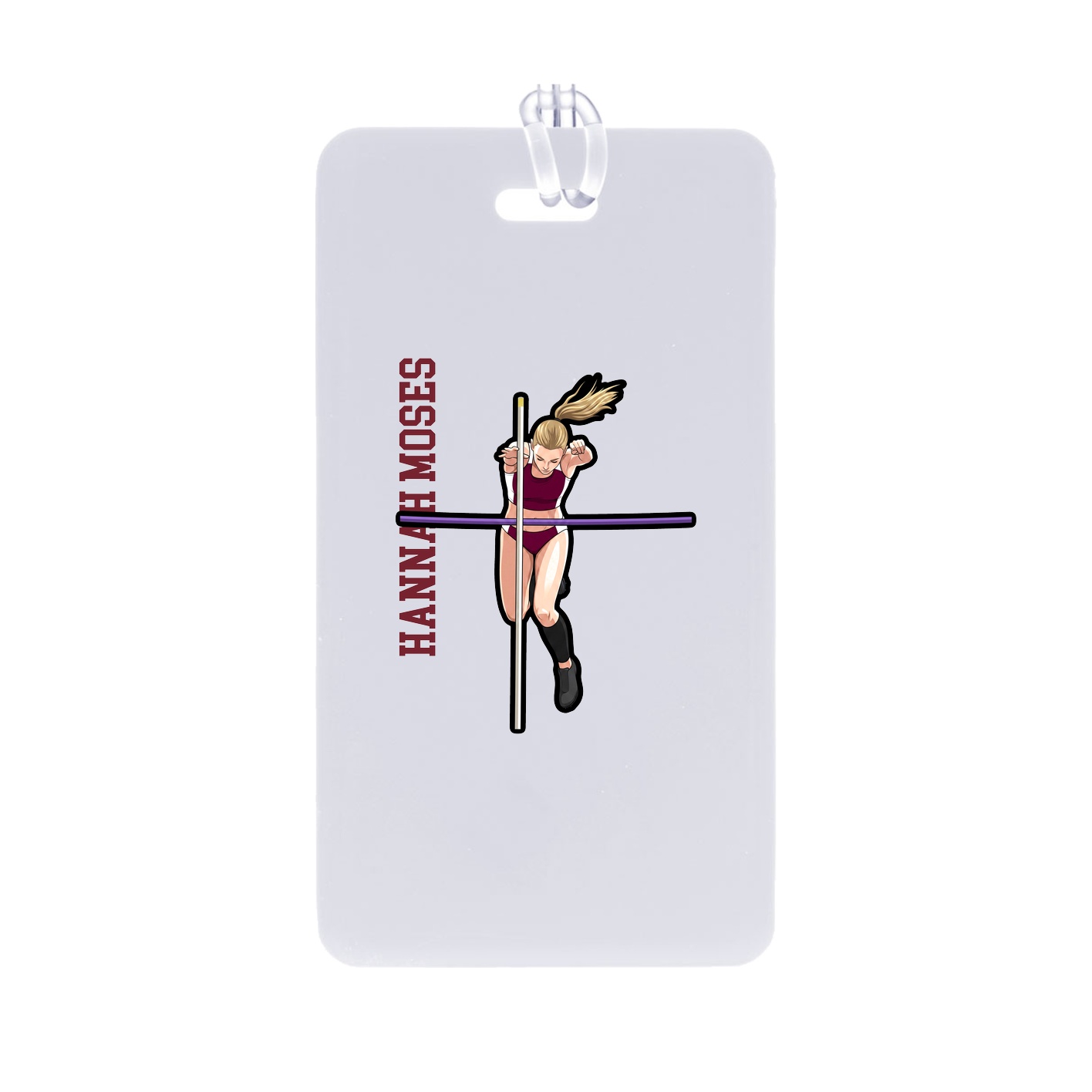 Bag Tag — Name Vertical in Classic