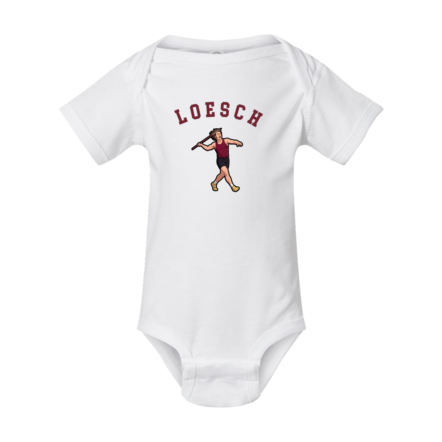 Baby Onesie — Shirsey Arch in White