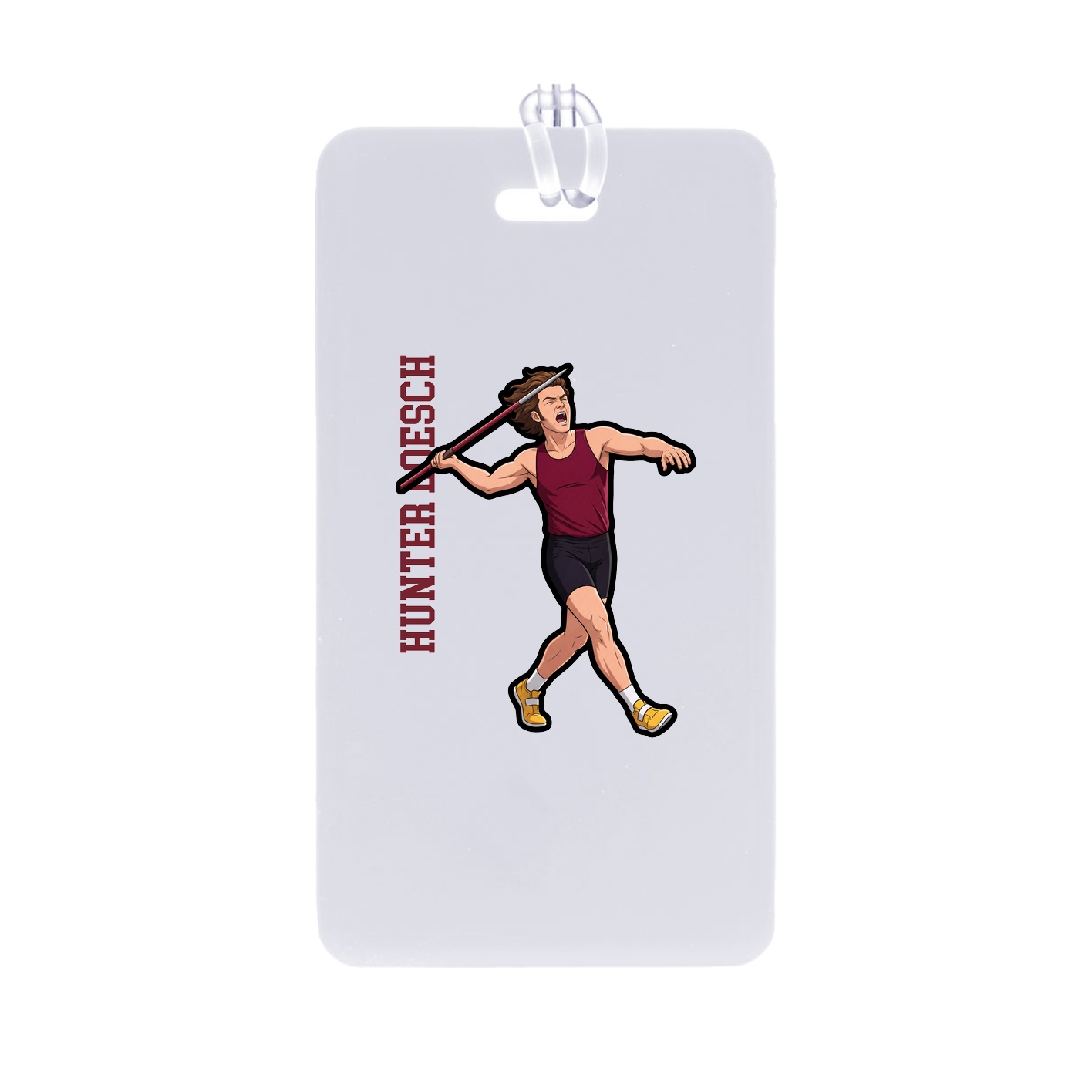 Bag Tag — Name Vertical in Classic