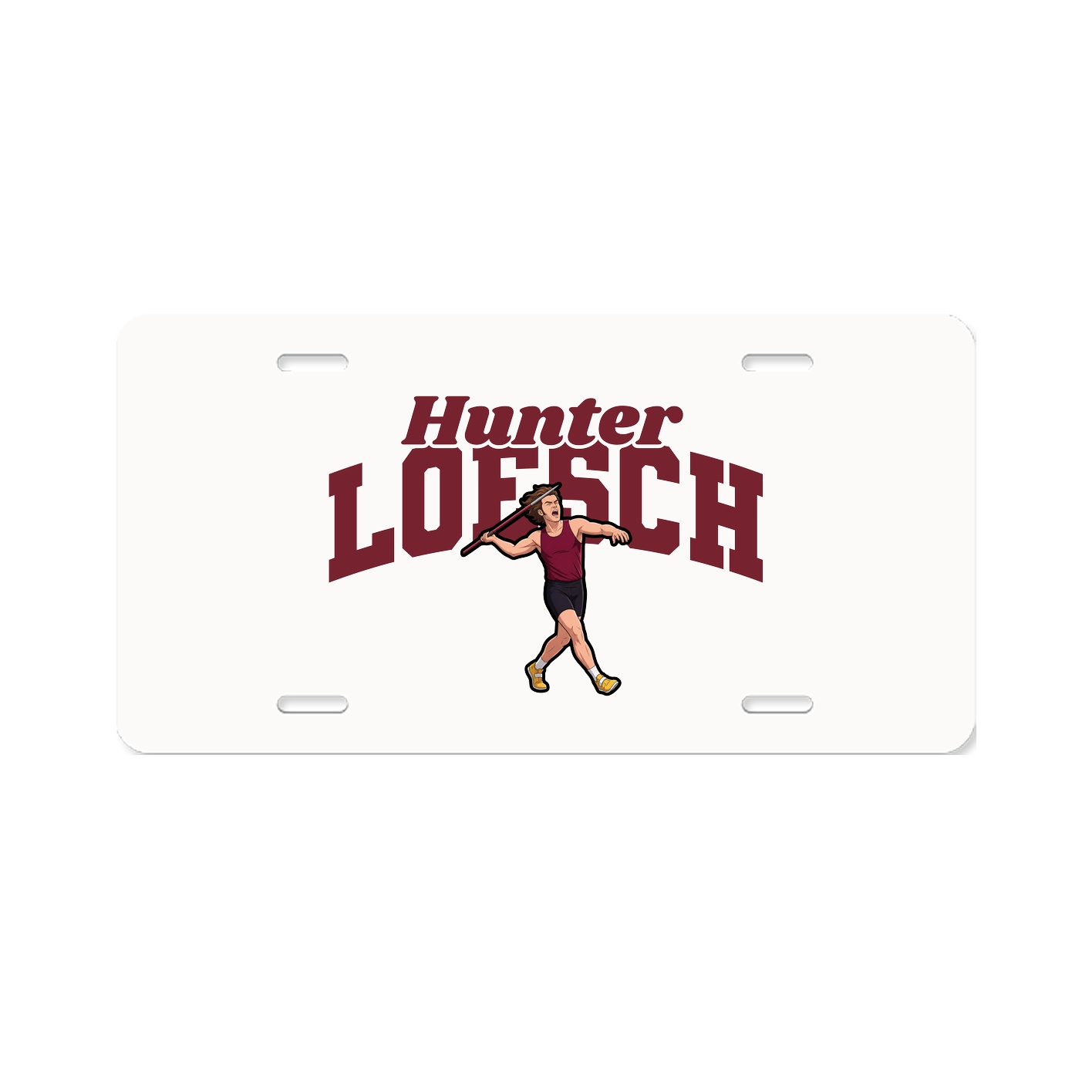 License Plate — Signature Arch in Classic