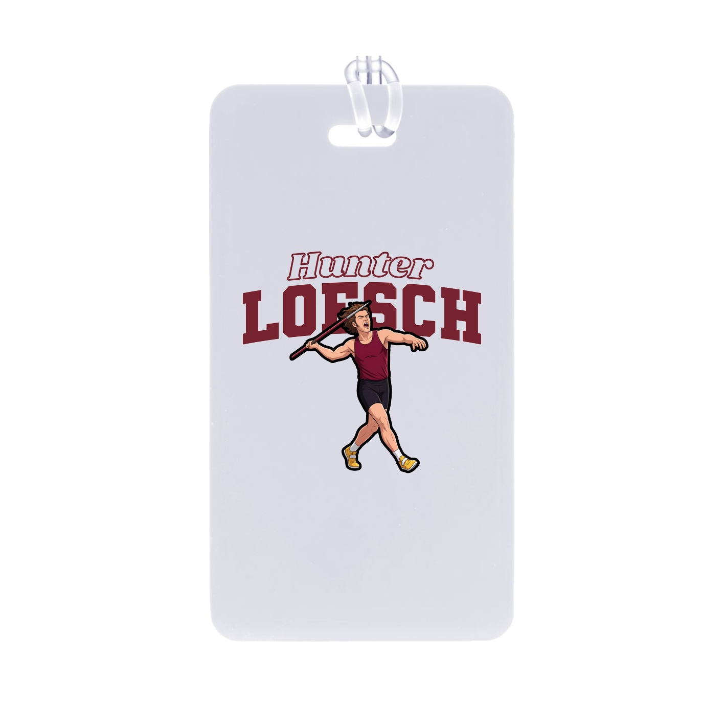 Bag Tag — Name Arch in Classic