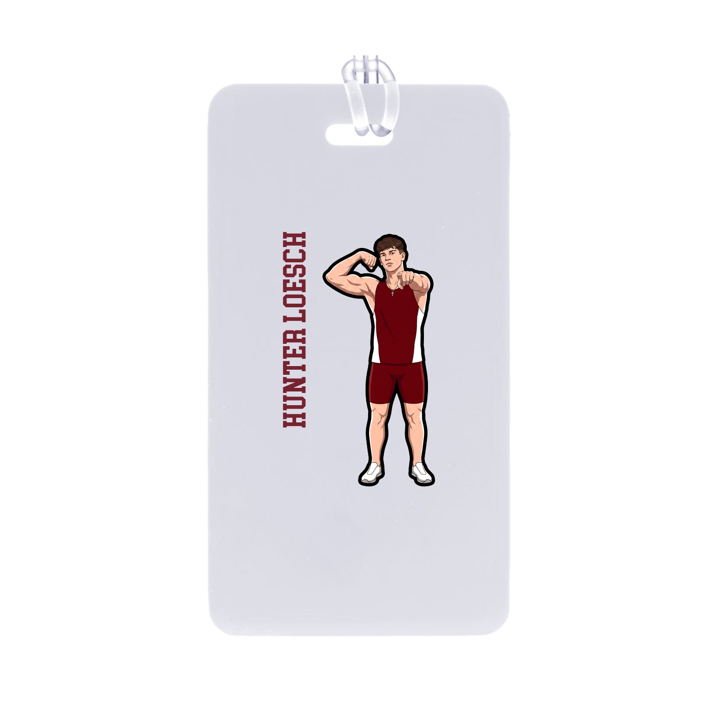 Bag Tag — Name Vertical in Classic