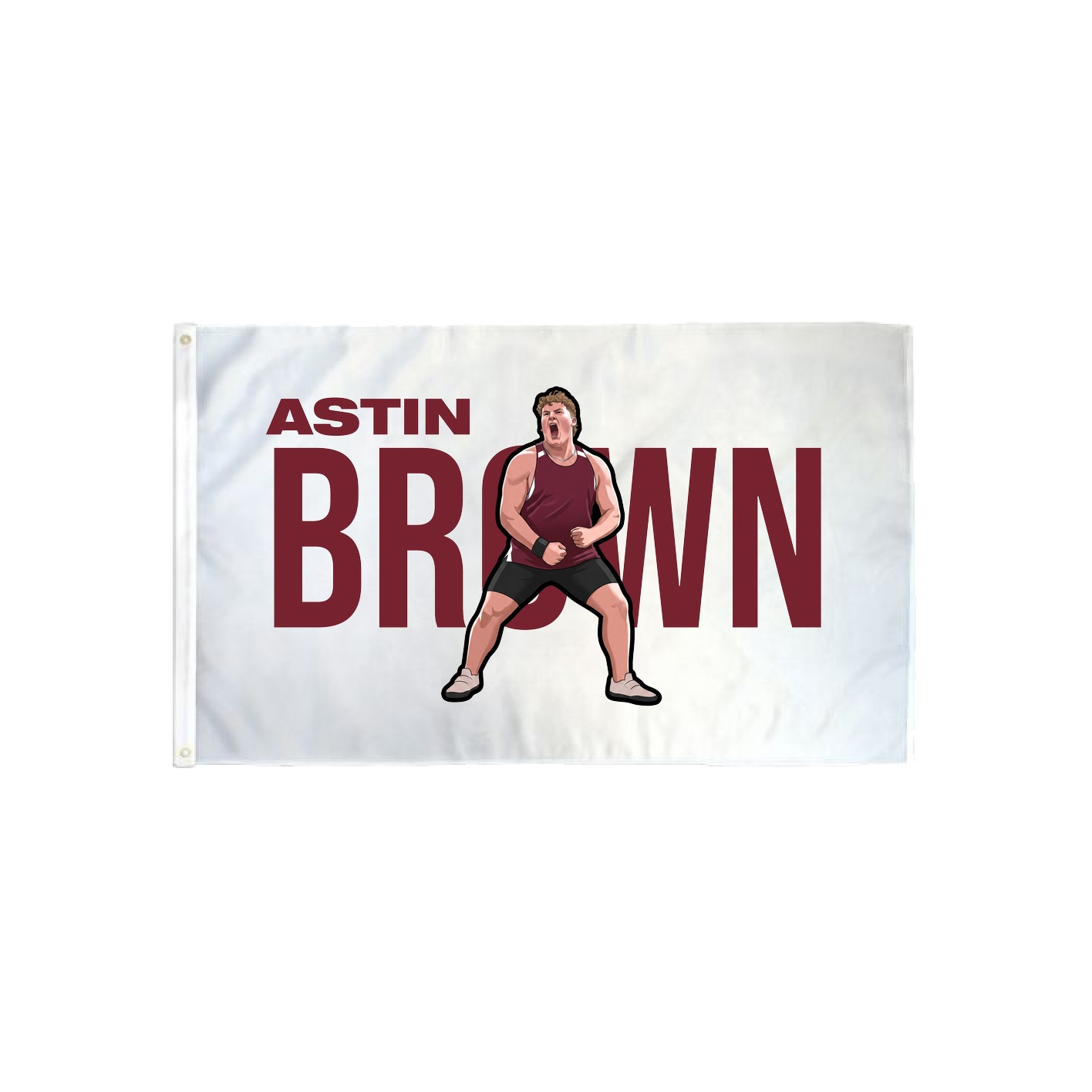 3x5 Flag — Player Name in Classic