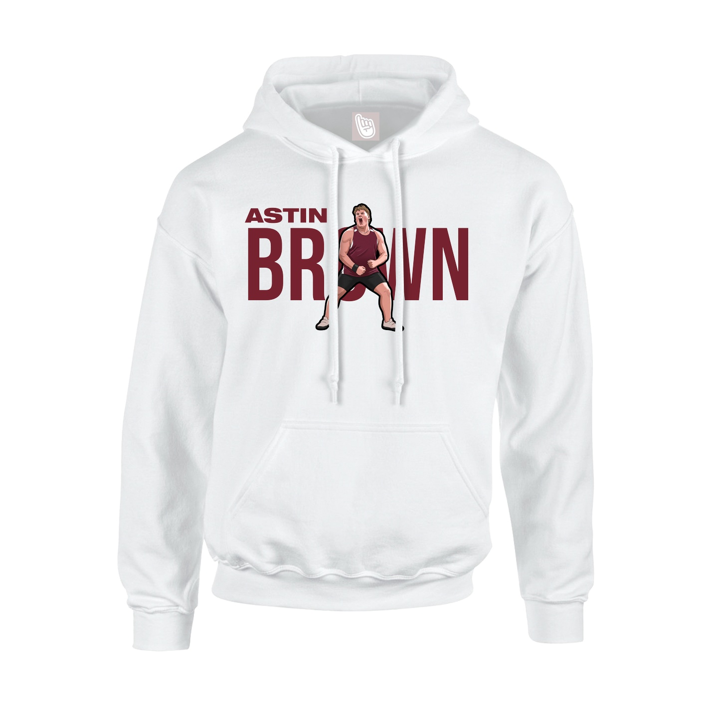 Hoodie — Player Name in White