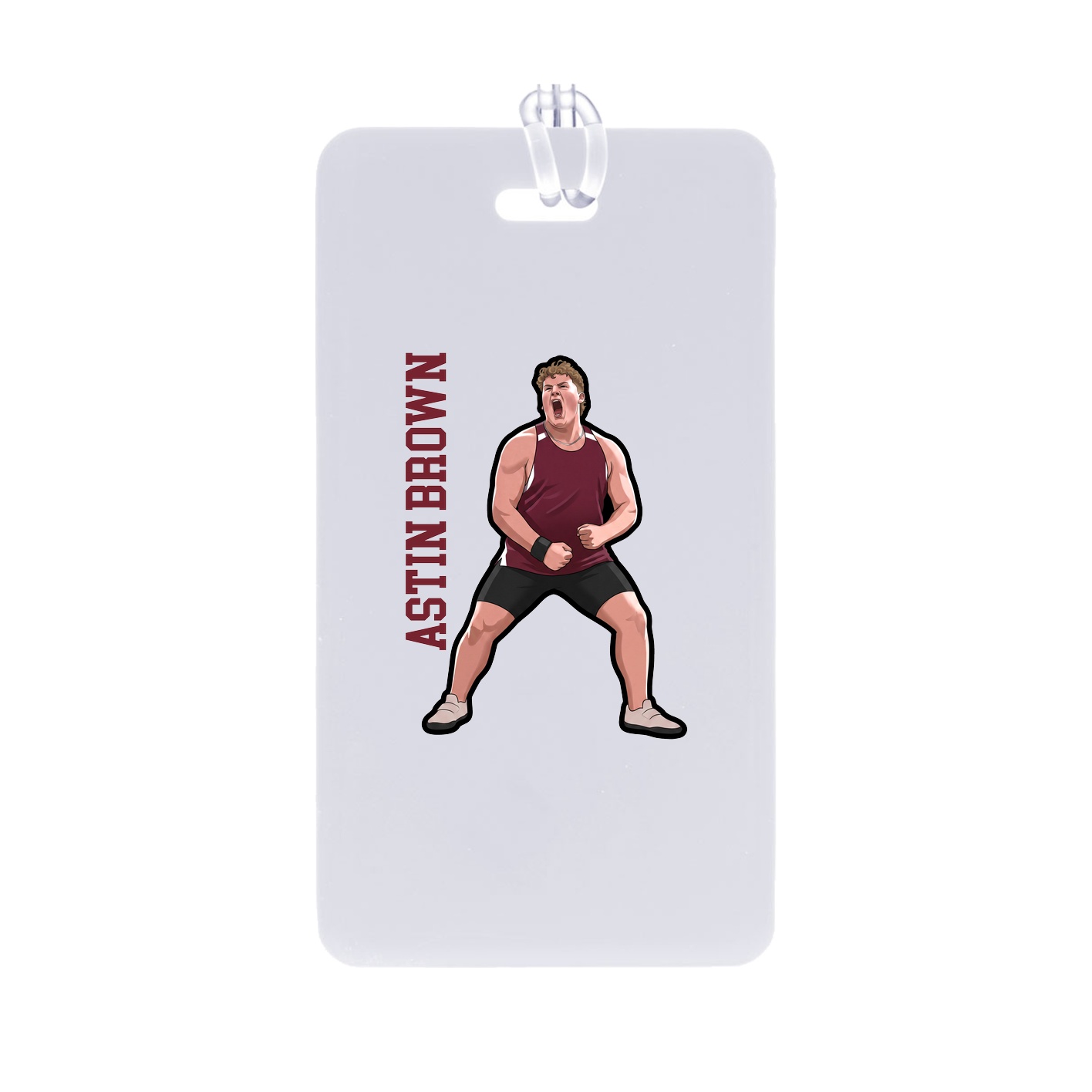 Bag Tag — Name Vertical in Classic