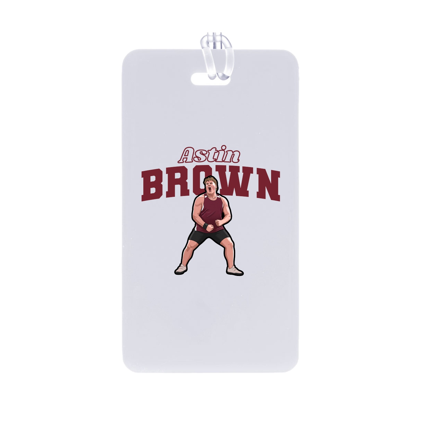 Bag Tag — Name Arch in Classic