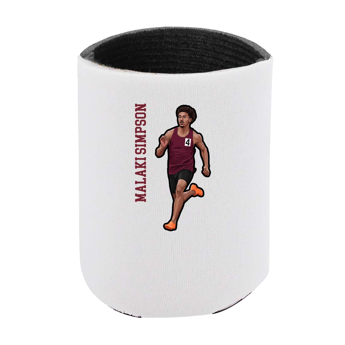 Can Holder — Name Vertical in White