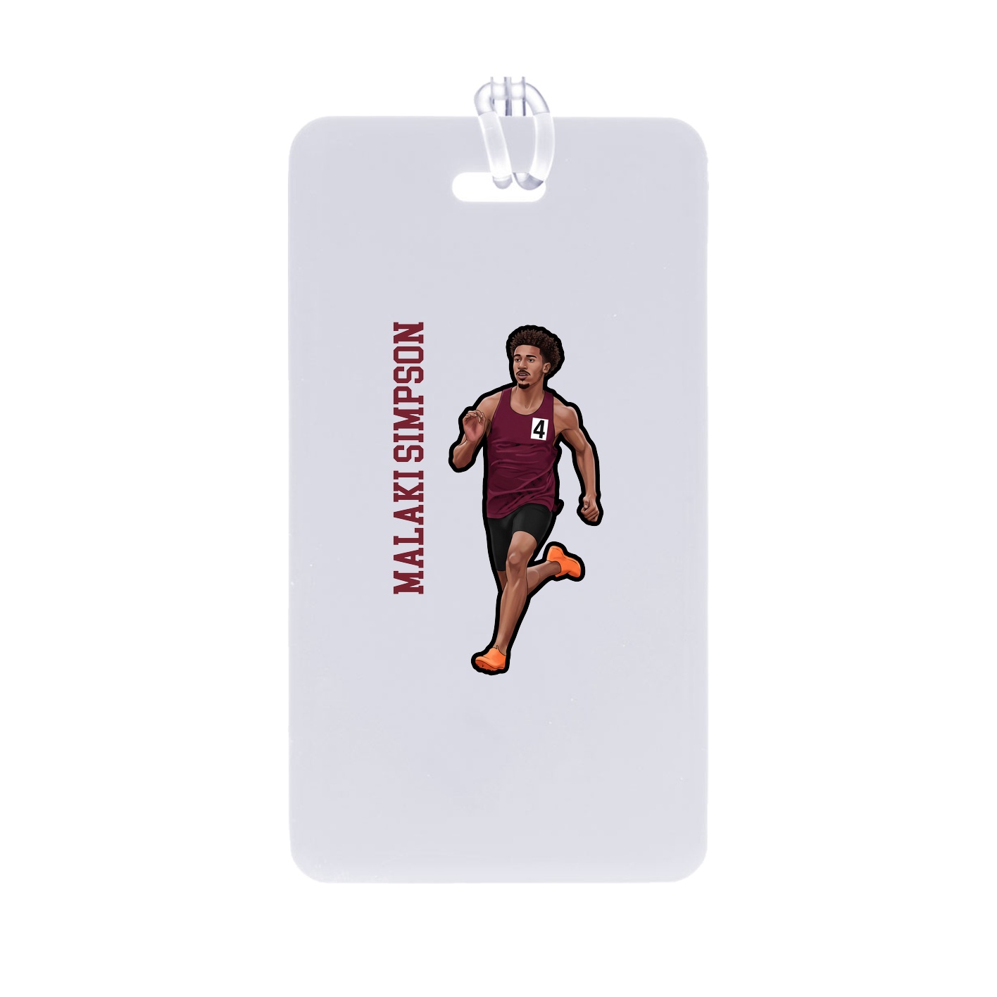 Bag Tag — Name Vertical in Classic