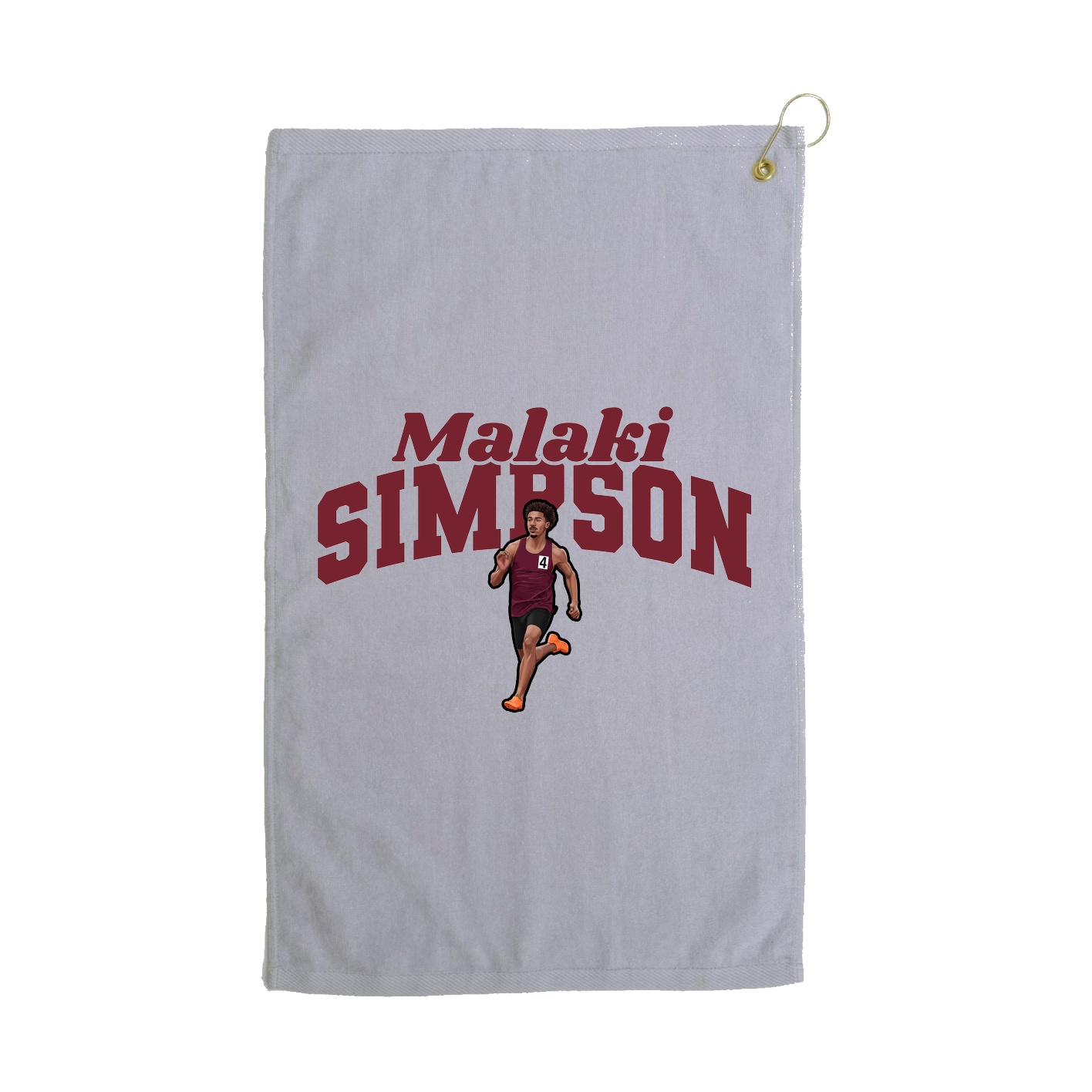 Golf Towel — Signature Arch in Grey