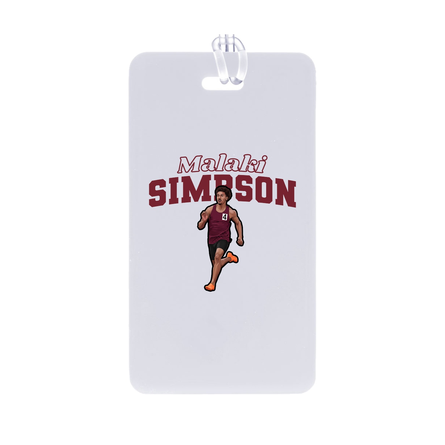 Bag Tag — Name Arch in Classic
