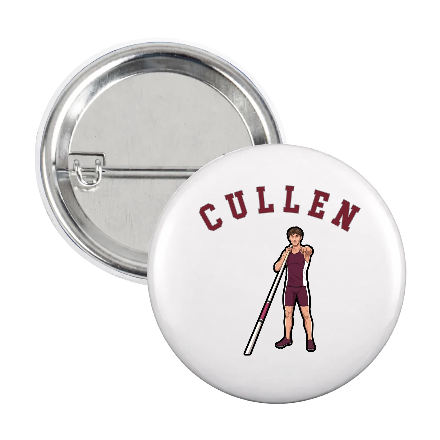 Game Day Button — Shirsey Arch in White