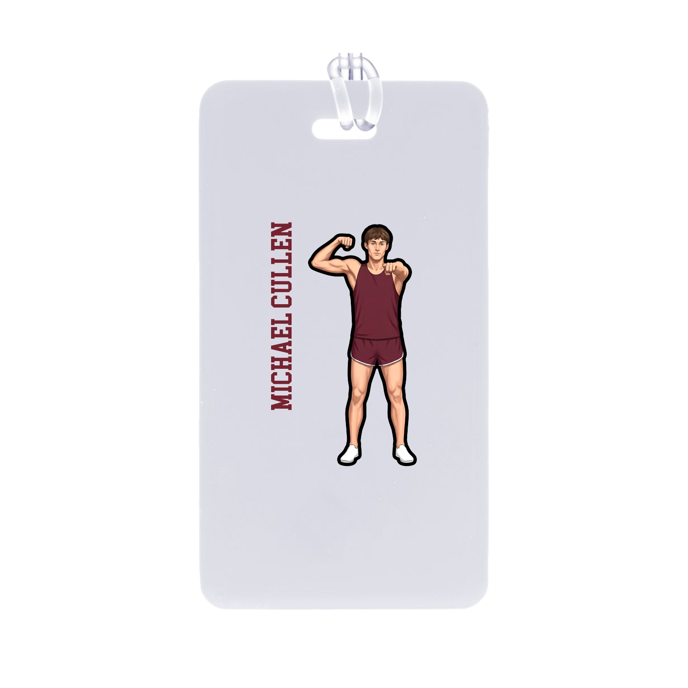 Bag Tag — Name Vertical in Classic