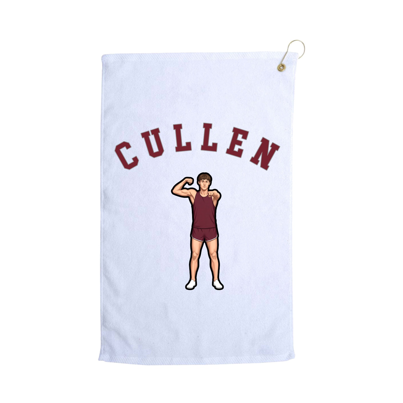 Golf Towel — Shirsey Arch in White