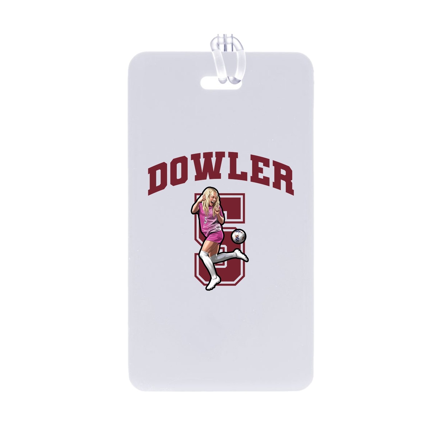 Bag Tag — Number in Classic