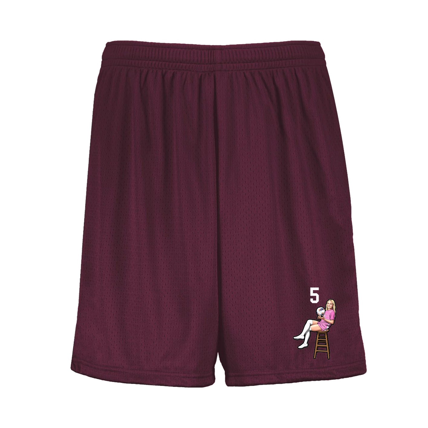 Shorts — Number Top in Maroon