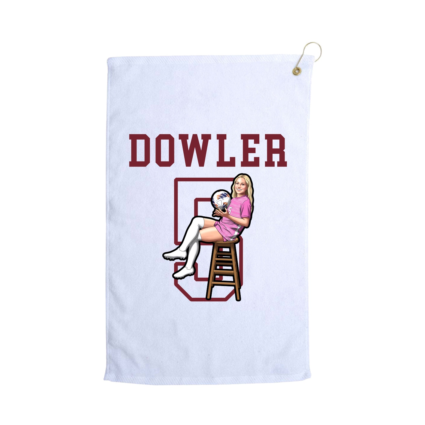 Golf Towel — Shirsey in White