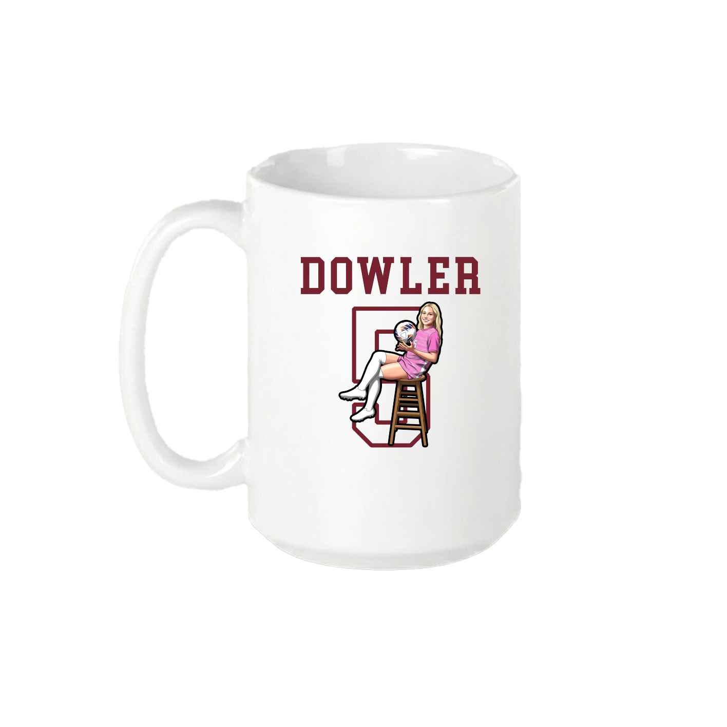 15oz Coffee Mug — Shirsey in White